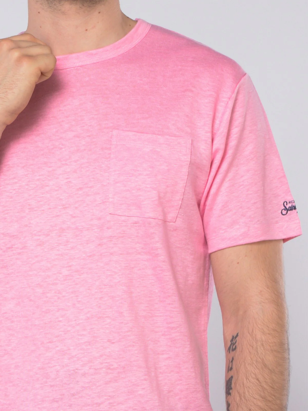 MC2 SAINT BARTH T-Shirt e Polo Uomo ECSTASEA 00019F Rosa - Image 5