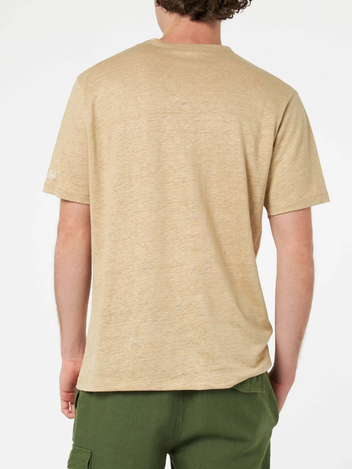 MC2 SAINT BARTH T-Shirt e Polo Uomo  ECSTASEA 00023F Beige - Image 4