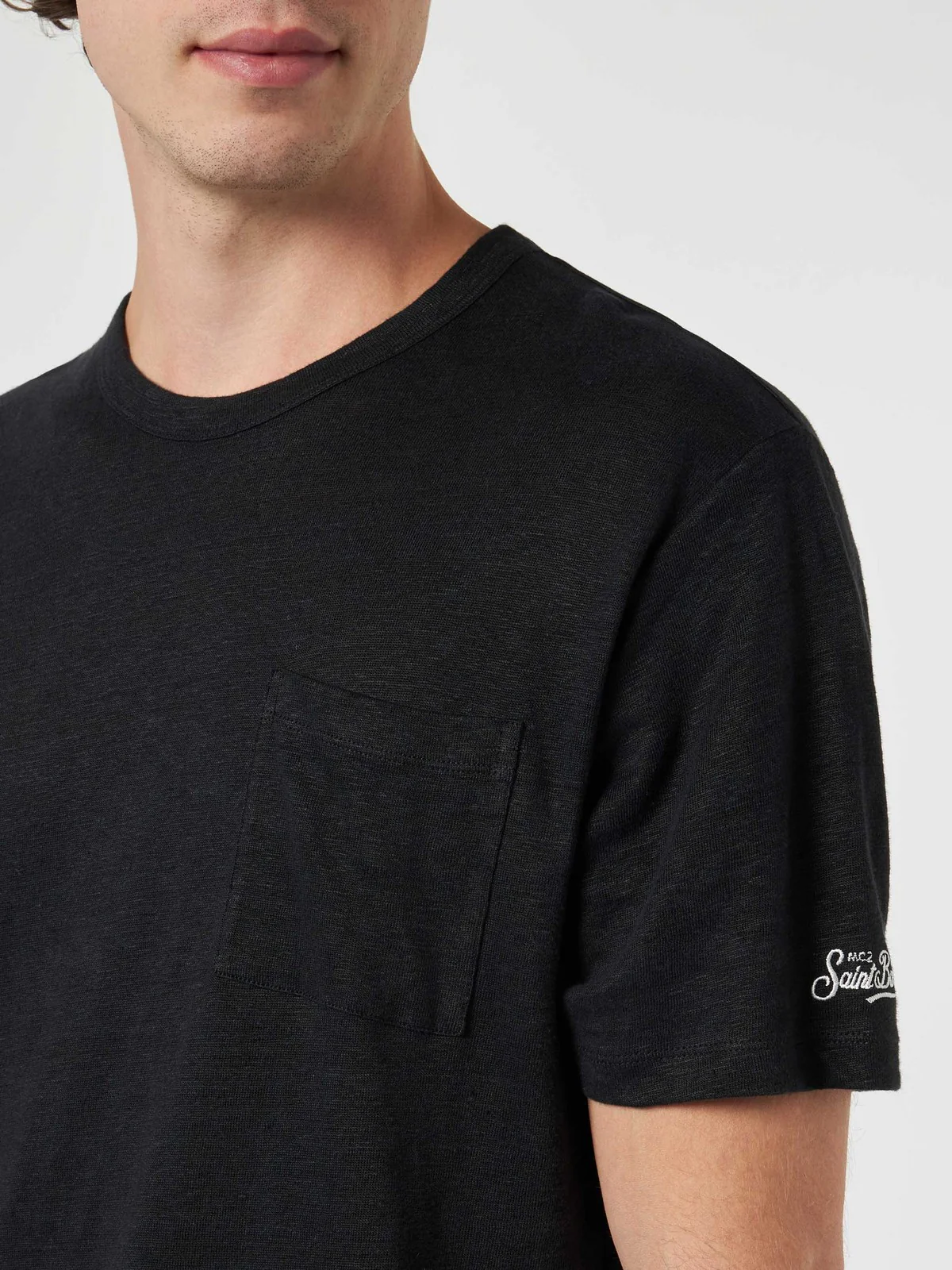 MC2 SAINT BARTH T-Shirt e Polo Uomo  ECSTASEA 00816F Nero - Image 3