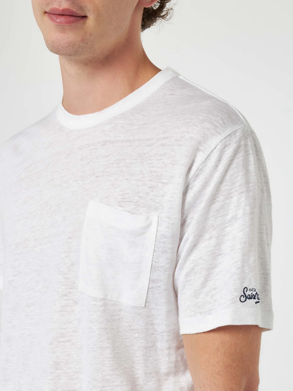 MC2 SAINT BARTH T-Shirt e Polo Uomo  ECSTASEA 01819F Bianco - Image 2