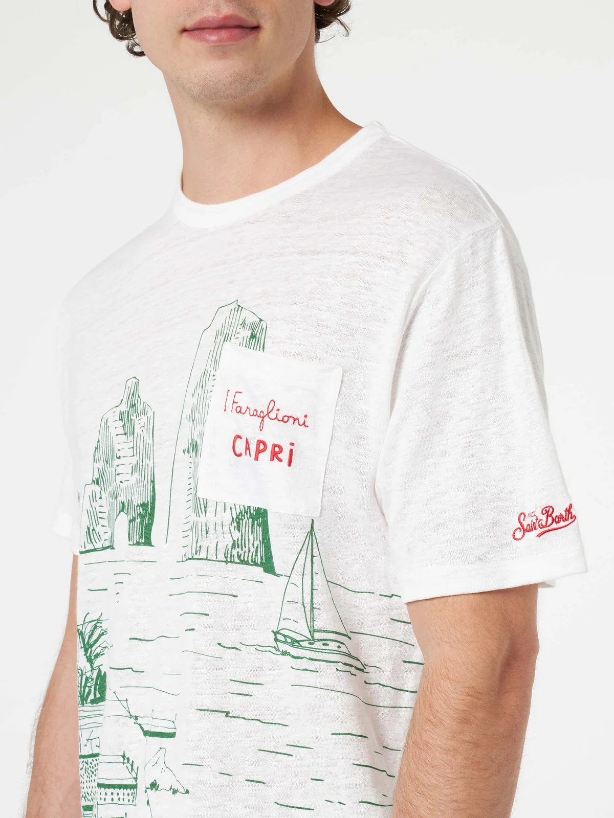 MC2 SAINT BARTH T-Shirt e Polo Uomo  ECSTASEA 03708F Bianco - Image 2