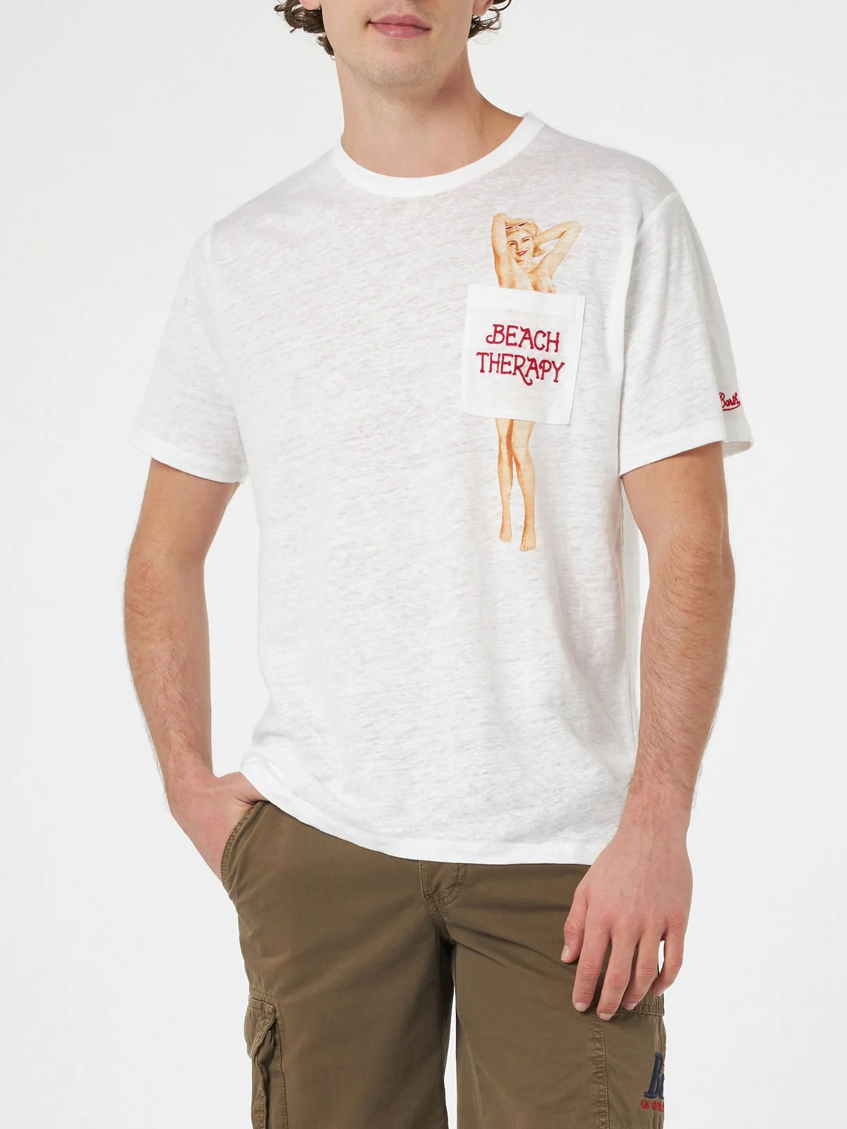 MC2 SAINT BARTH T-Shirt e Polo Uomo  ECSTASEA 04284F Bianco - Image 3