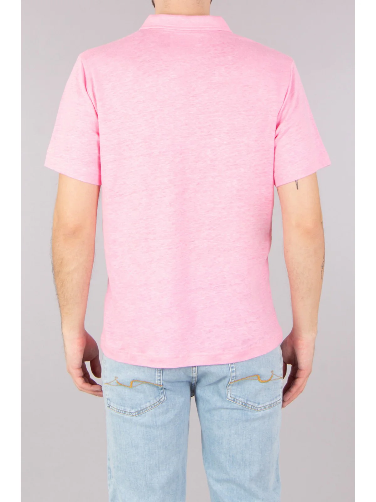 MC2 SAINT BARTH T-Shirt e Polo Uomo  FRASER 00019F 23 BUBBLE PINK - Image 4
