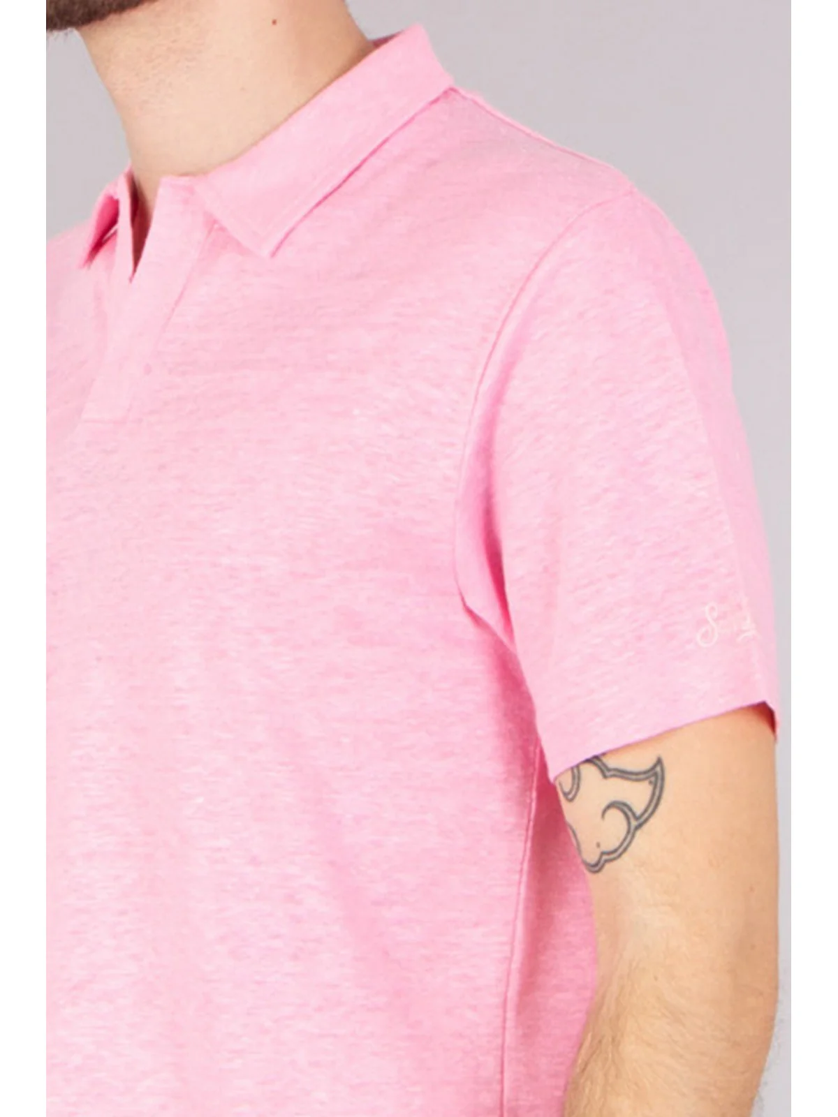 MC2 SAINT BARTH T-Shirt e Polo Uomo  FRASER 00019F 23 BUBBLE PINK - Image 6