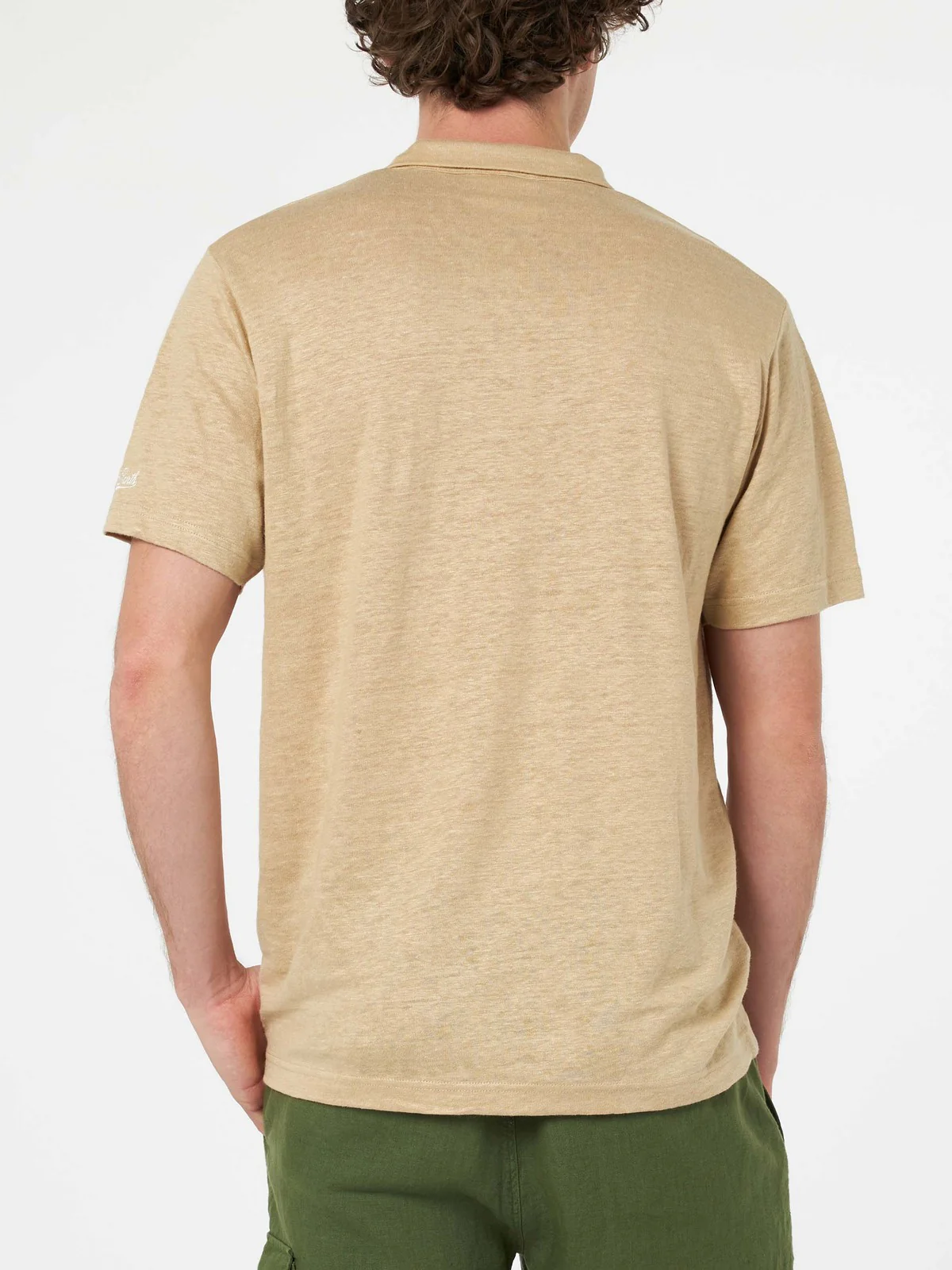 MC2 SAINT BARTH T-Shirt e Polo Uomo  FRASER 00023F Beige - Image 4