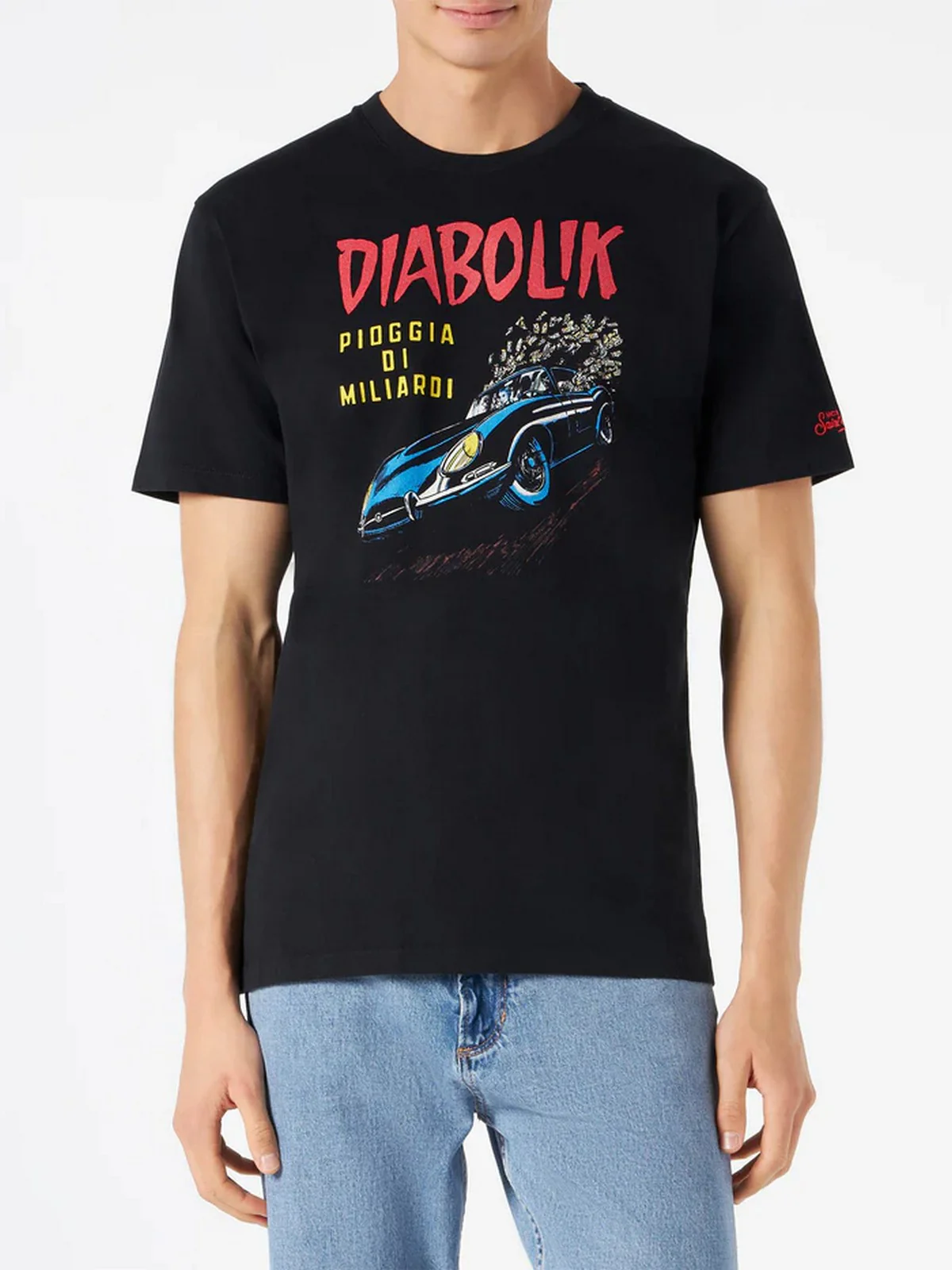 MC2 SAINT BARTH T-Shirt e Polo Uomo  JACK 04539F Nero - Image 2