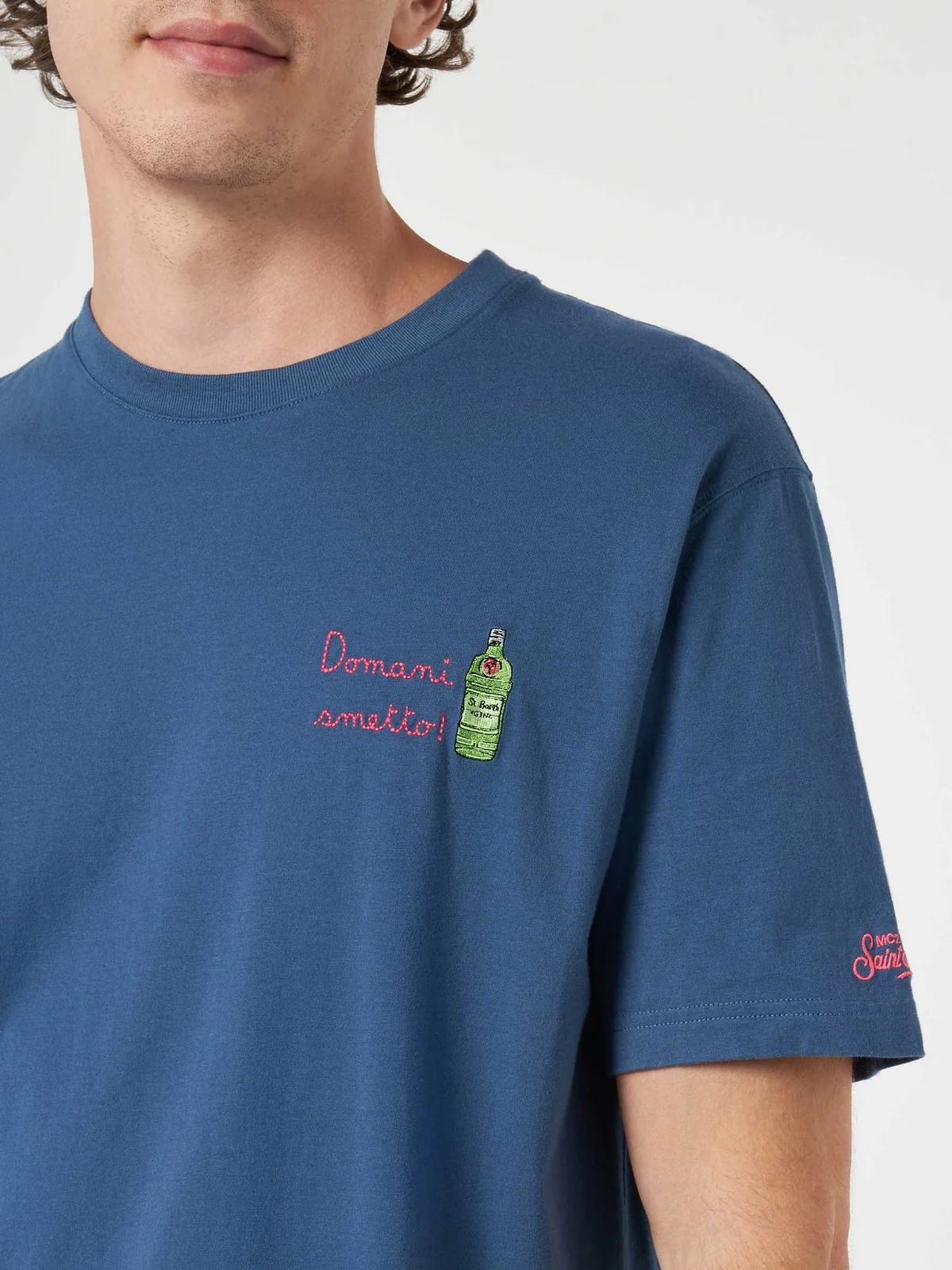 MC2 SAINT BARTH T-Shirt e Polo Uomo  PORTOFINO 04118F Blu - Image 2