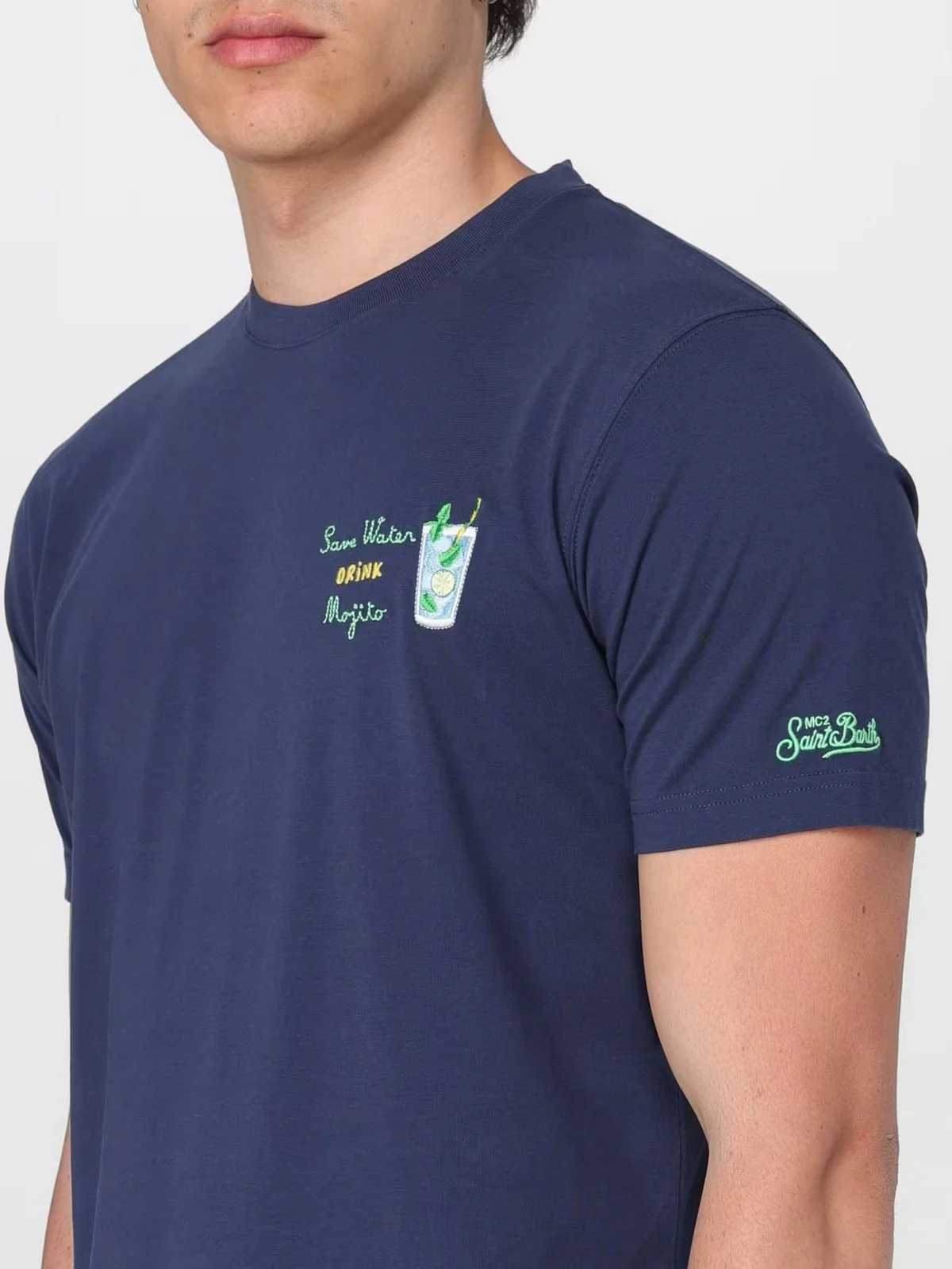 MC2 SAINT BARTH T-Shirt e Polo Uomo  PORTOFINO 04122F Blu - Image 4