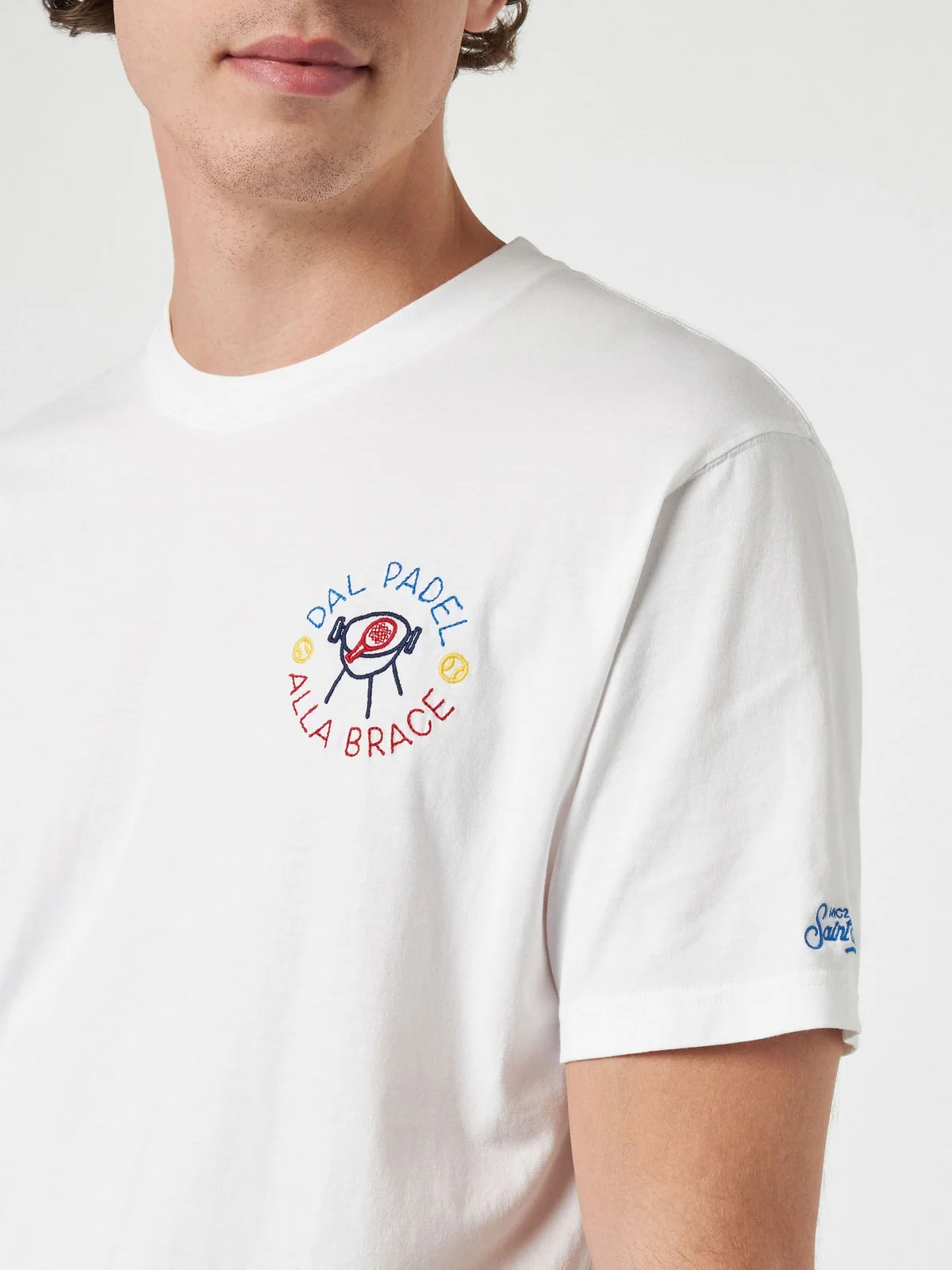MC2 SAINT BARTH T-Shirt e Polo Uomo  PORTOFINO 04403F Bianco - Image 2