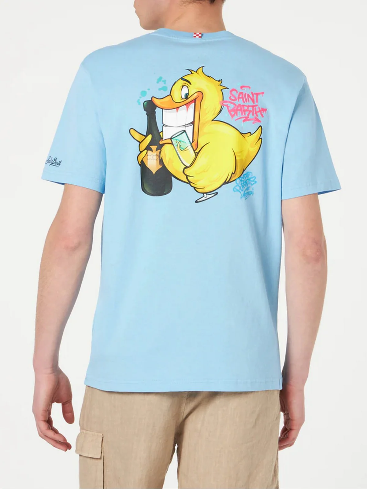 MC2 SAINT BARTH T-Shirt e Polo Uomo  PORTOFINO 06499D Blu - Image 3