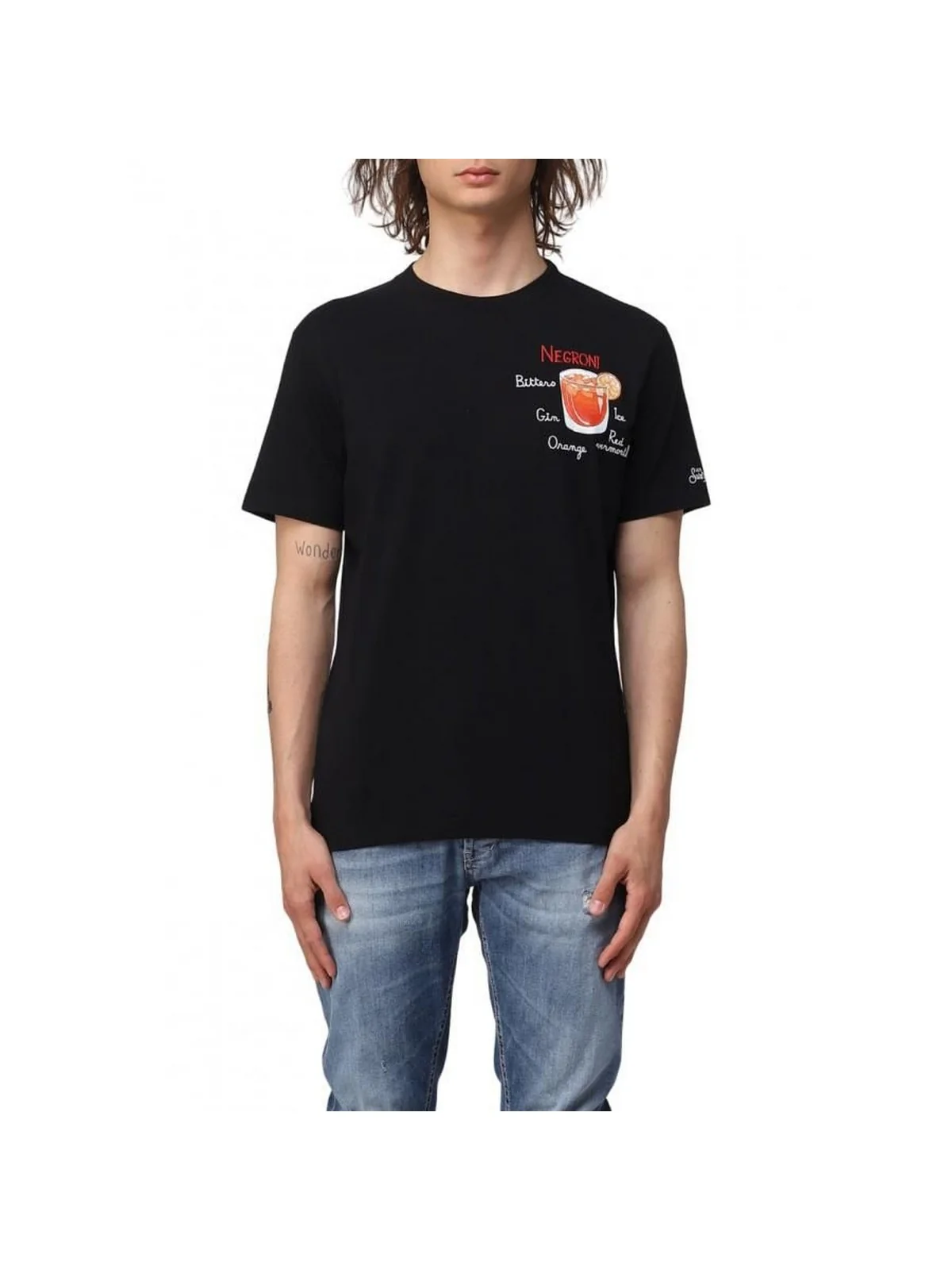 MC2 SAINT BARTH T-Shirt e Polo Uomo  TSHIRT MAN 00349D Nero - Image 3