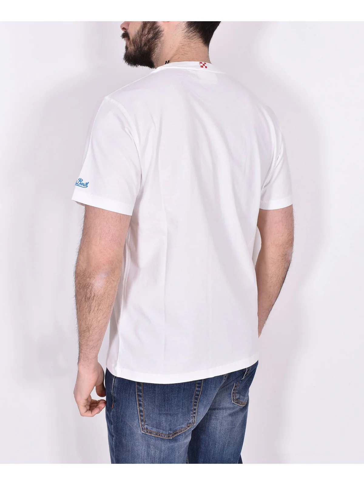 MC2 SAINT BARTH T-Shirt e Polo Uomo  TSHIRT MAN 00421D Bianco - Image 4