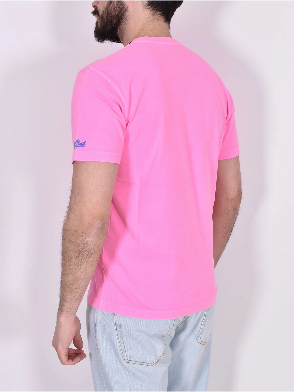 MC2 SAINT BARTH T-Shirt e Polo Uomo  TSHIRT MAN 00428D Rosa - Image 3