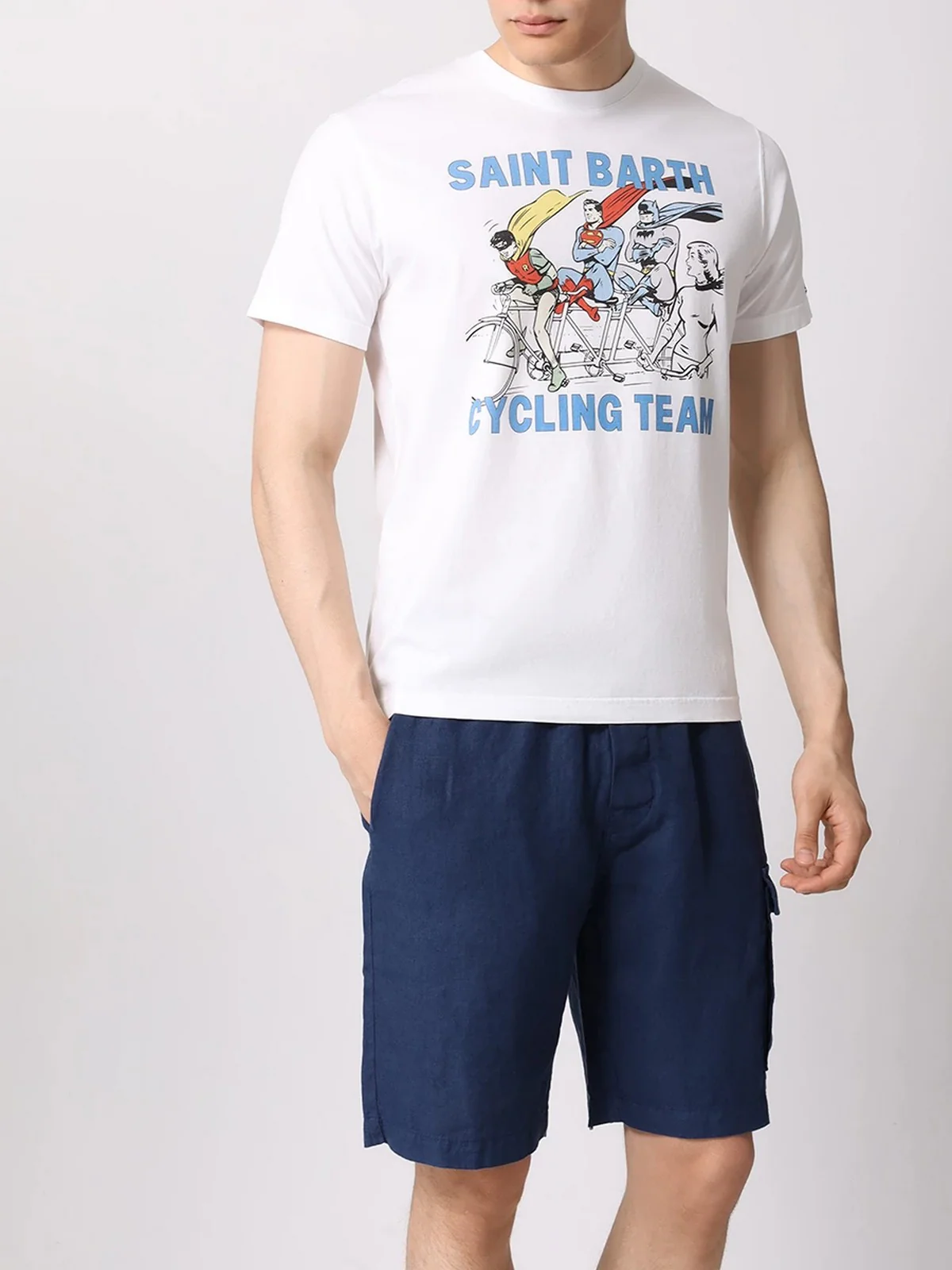 MC2 SAINT BARTH T-Shirt e Polo Uomo  TSHIRT MAN 00709F Bianco - Image 2