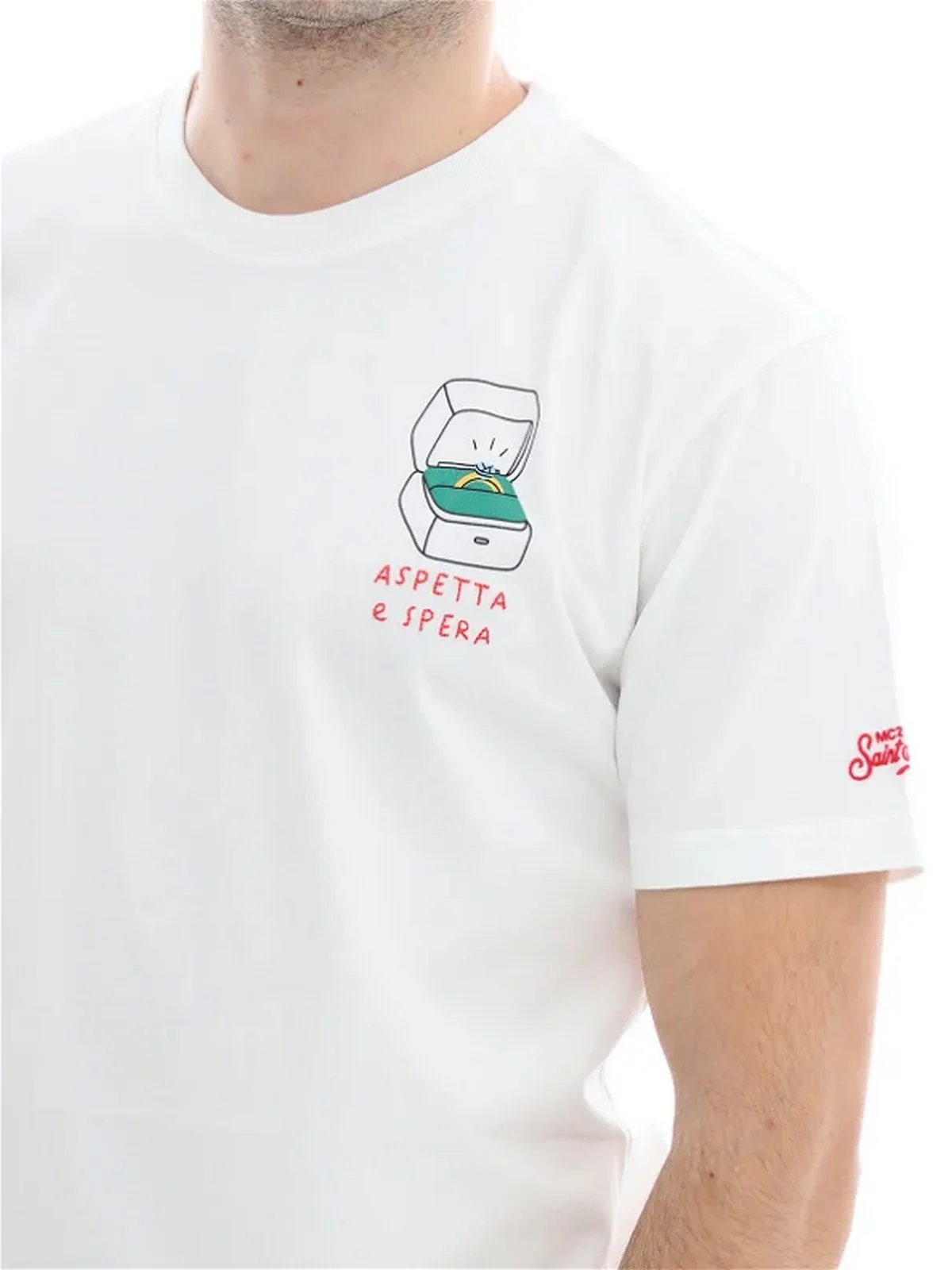 MC2 SAINT BARTH T-Shirt e Polo Uomo  TSHIRT MAN 00783F Bianco - Image 5
