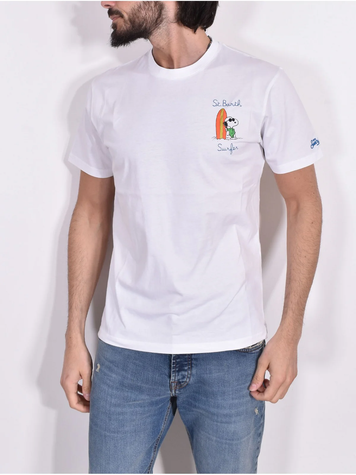 MC2 SAINT BARTH T-Shirt e Polo Uomo TSHIRT MAN 02332F Bianco - Image 2