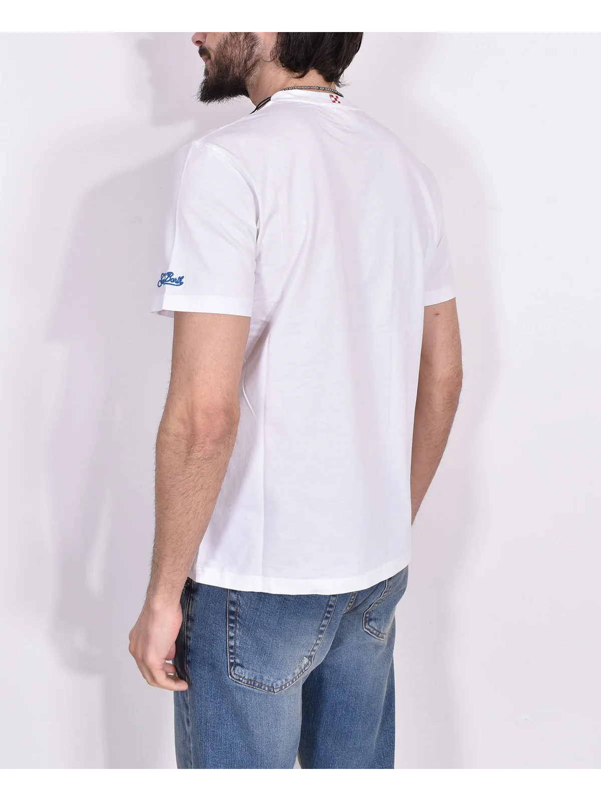 MC2 SAINT BARTH T-Shirt e Polo Uomo TSHIRT MAN 02332F Bianco - Image 3