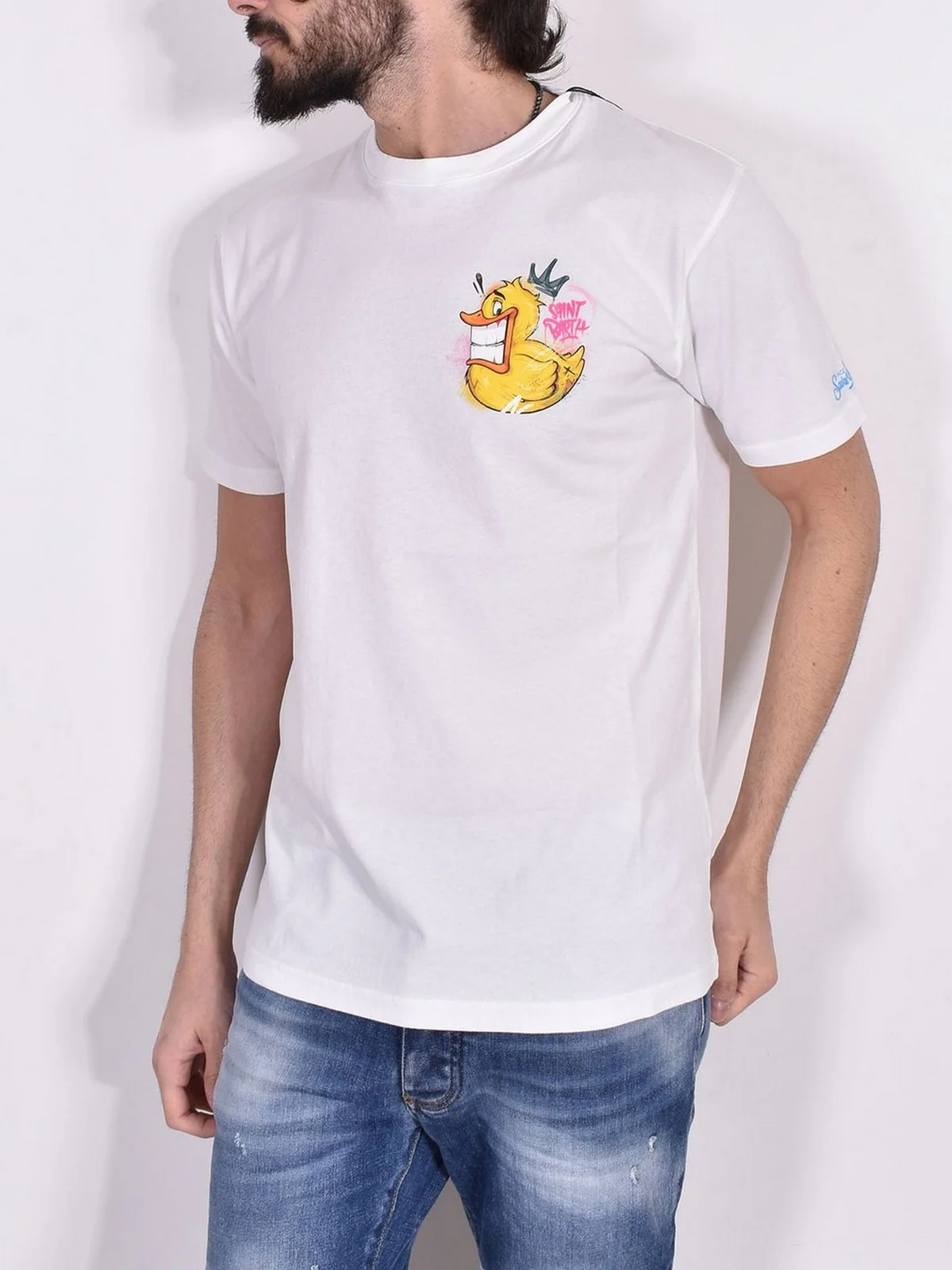 MC2 SAINT BARTH T-Shirt e Polo Uomo  TSHIRT MAN 02859F Bianco - Image 3