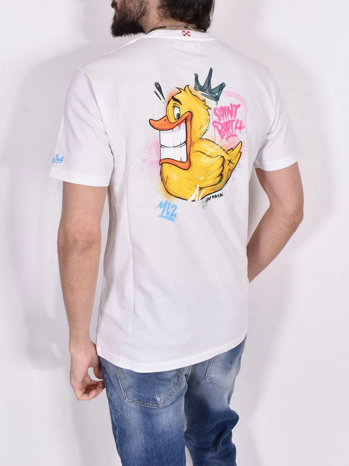 MC2 SAINT BARTH T-Shirt e Polo Uomo  TSHIRT MAN 02859F Bianco - Image 4