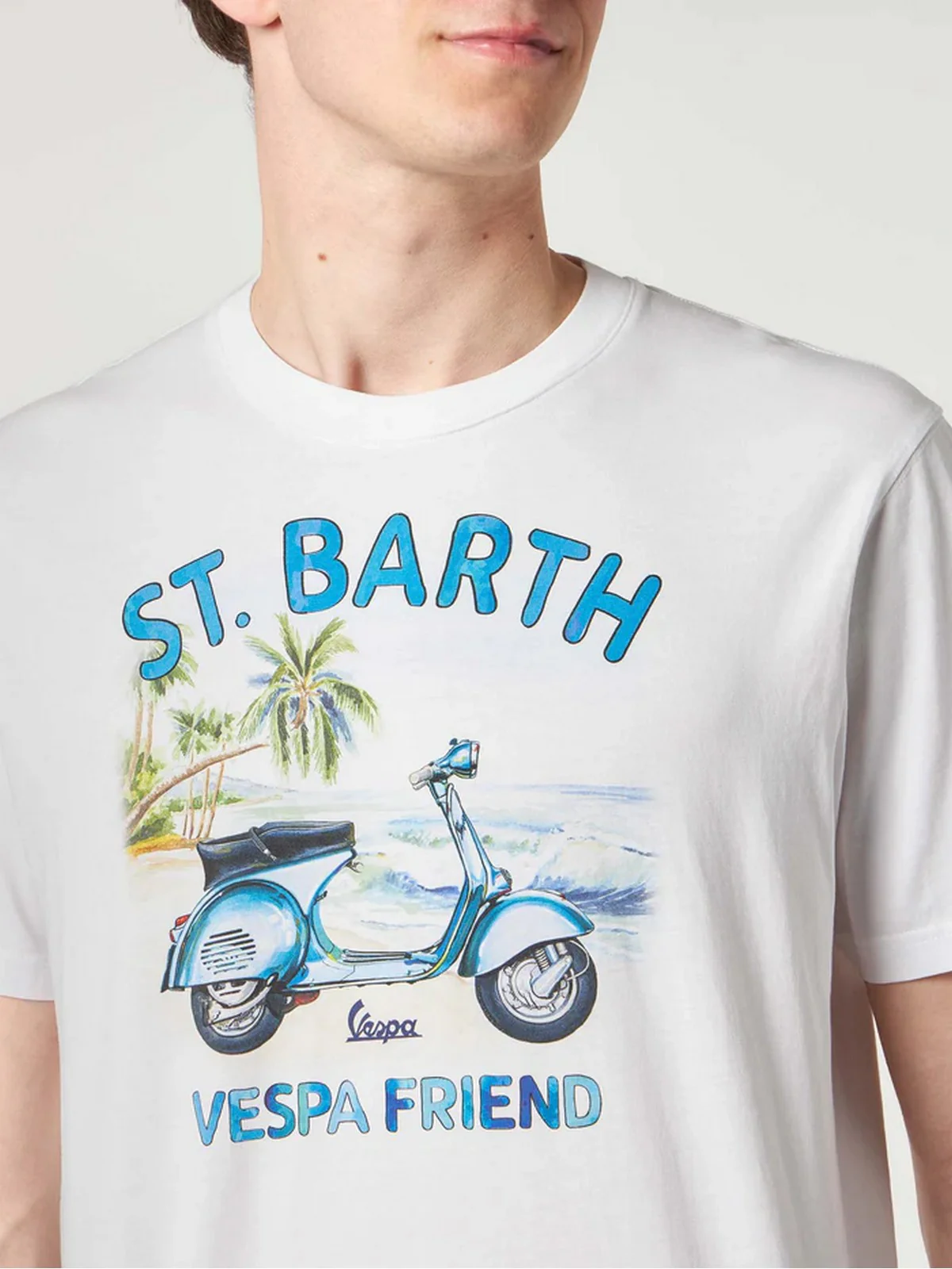 MC2 SAINT BARTH T-Shirt e Polo Uomo  TSHIRT MAN 03141F Bianco - Image 2