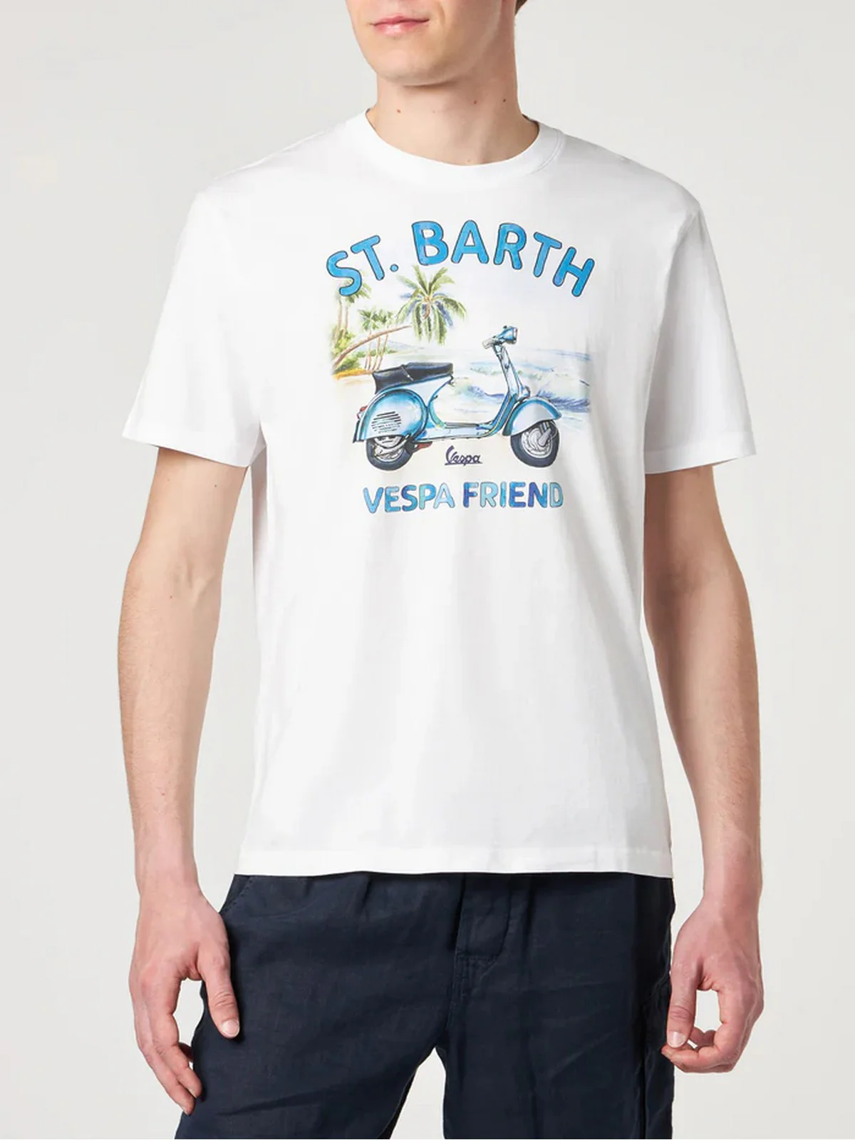MC2 SAINT BARTH T-Shirt e Polo Uomo  TSHIRT MAN 03141F Bianco - Image 3