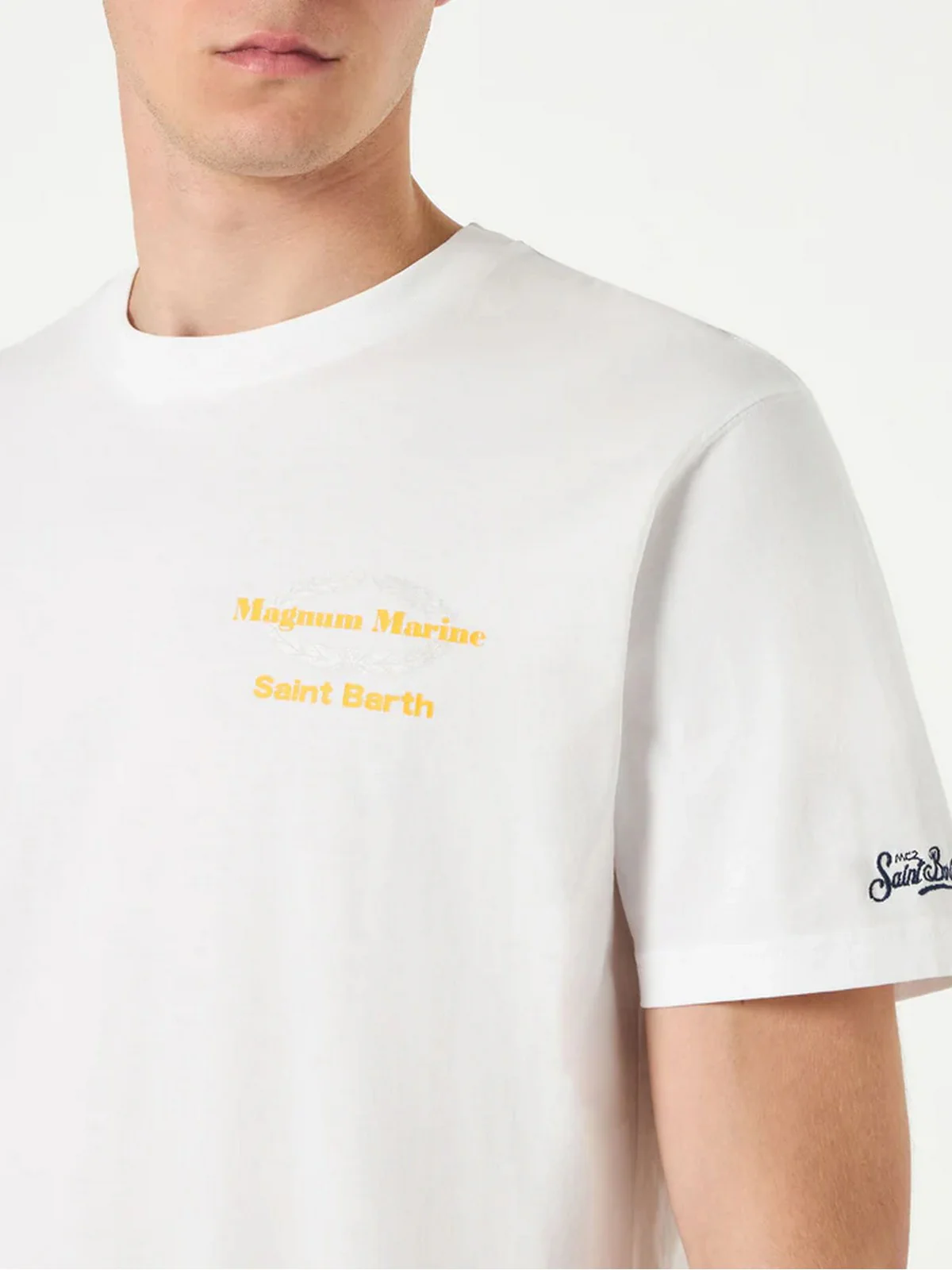 MC2 SAINT BARTH T-Shirt e Polo Uomo  TSHIRT MAN 03466F Bianco - Image 2