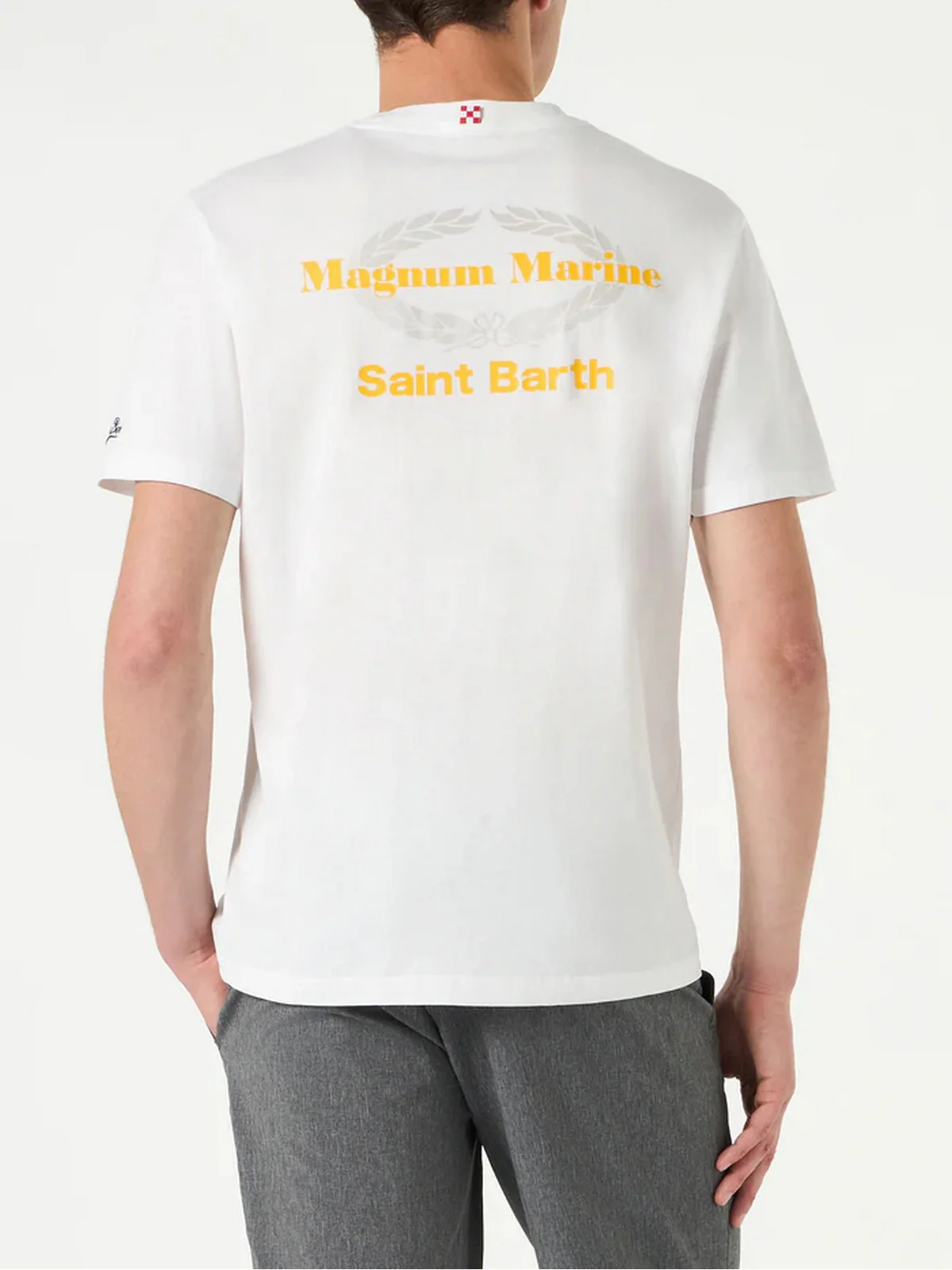 MC2 SAINT BARTH T-Shirt e Polo Uomo  TSHIRT MAN 03466F Bianco - Image 4