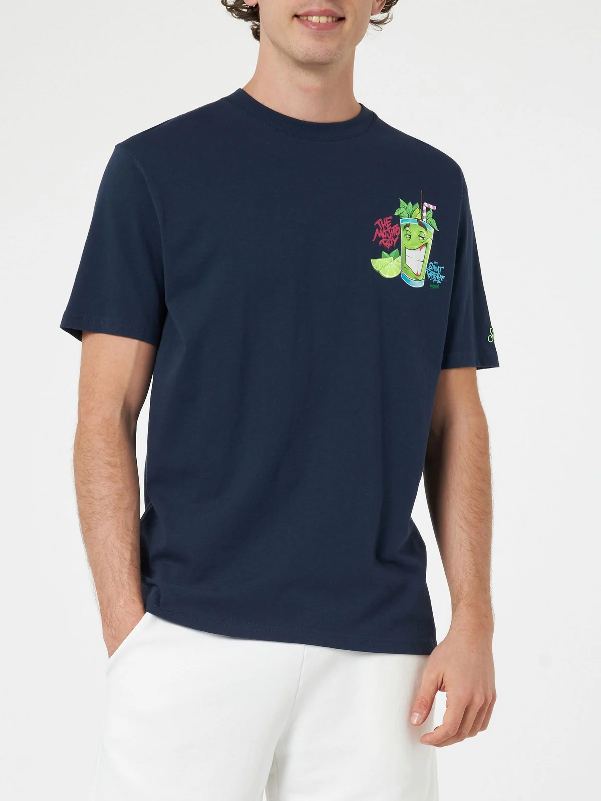 MC2 SAINT BARTH T-Shirt e Polo Uomo  TSHIRT MAN 03471F Blu - Image 3