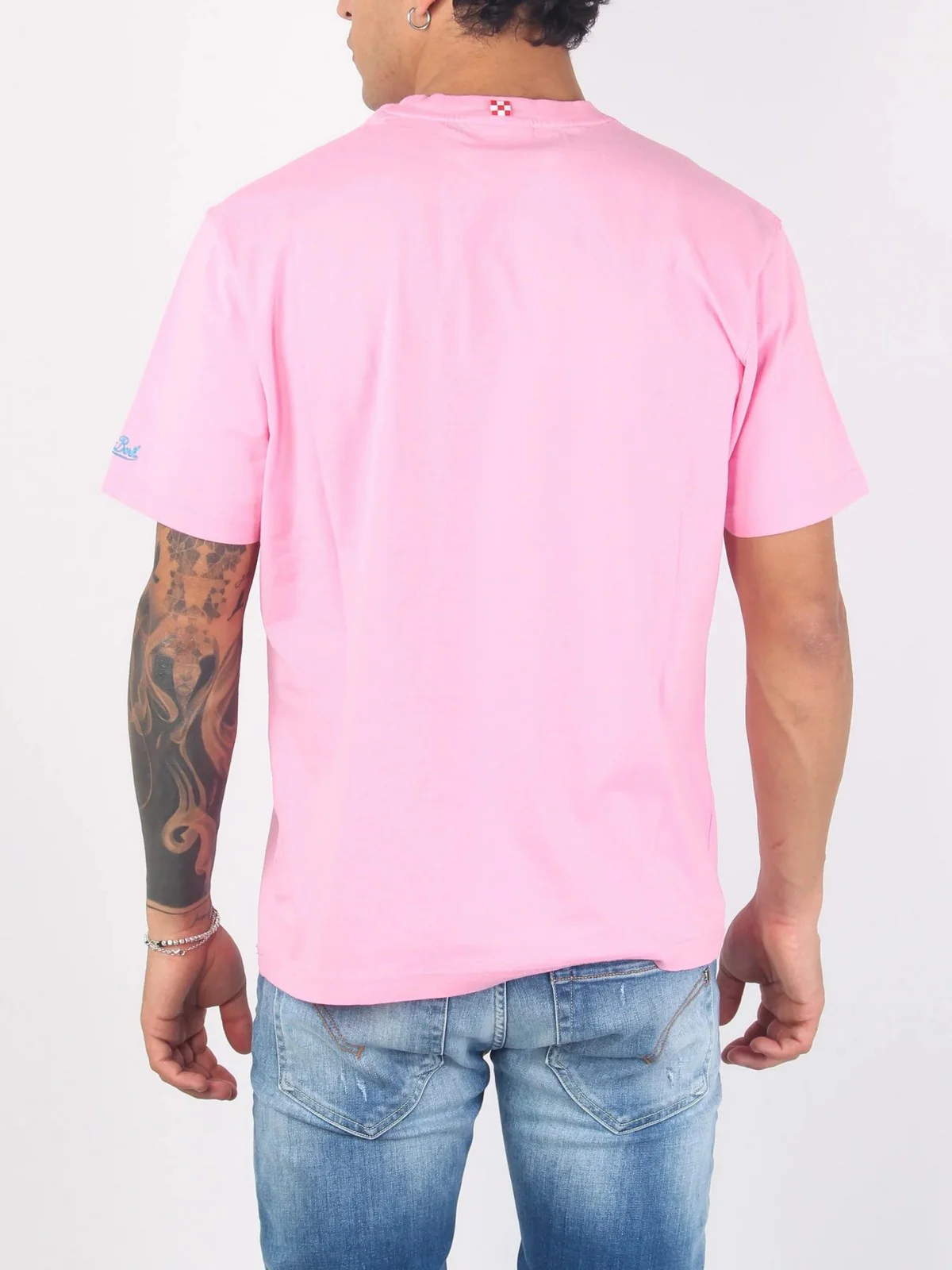 MC2 SAINT BARTH T-Shirt e Polo Uomo  TSHIRT MAN 03554F Rosa - Image 3
