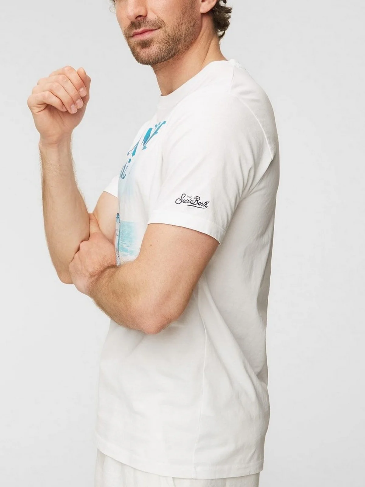 MC2 SAINT BARTH T-Shirt e Polo Uomo  TSHIRT MAN 03788F Bianco - Image 3