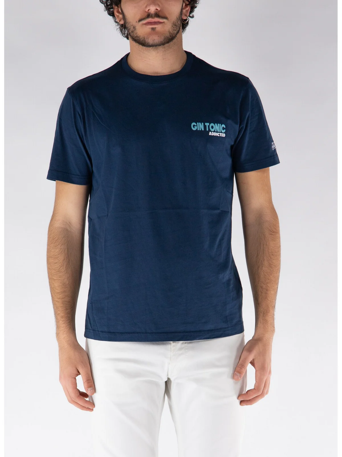 MC2 SAINT BARTH T-Shirt e Polo Uomo  TSHIRT MAN 04043F Blu - Image 2