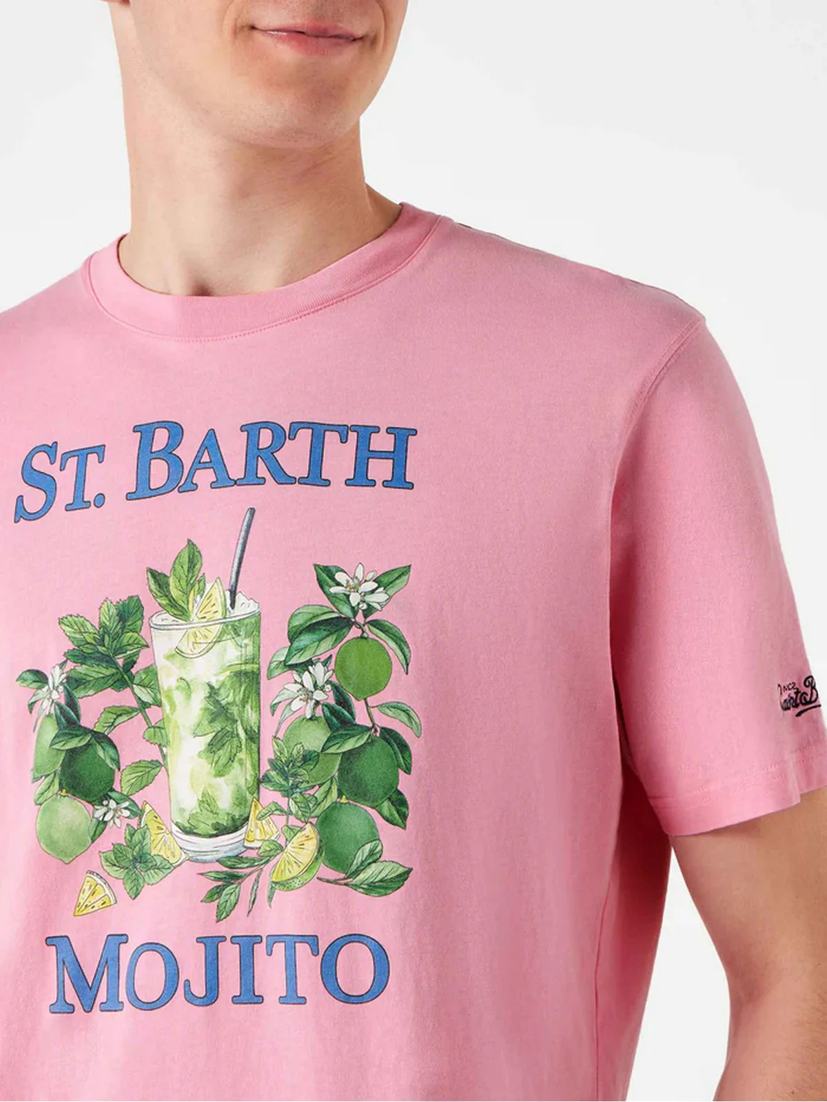 MC2 SAINT BARTH T-Shirt e Polo Uomo  TSHIRT MAN 04303D Rosa - Image 3