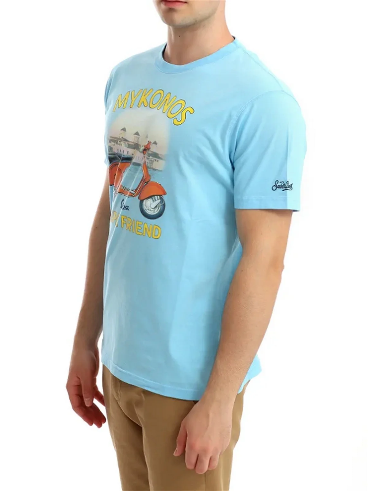 MC2 SAINT BARTH T-Shirt e Polo Uomo  TSHIRT MAN 05837D Blu - Image 3