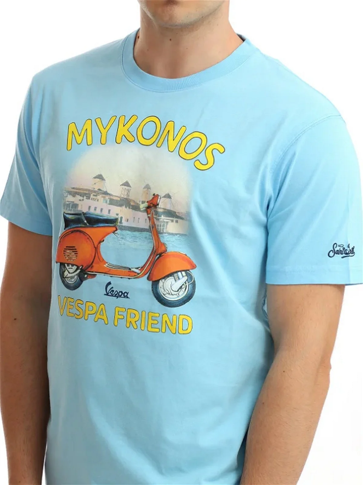 MC2 SAINT BARTH T-Shirt e Polo Uomo  TSHIRT MAN 05837D Blu - Image 5