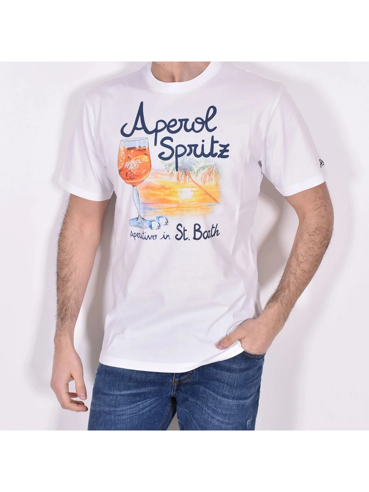 MC2 SAINT BARTH T-Shirt e Polo Uomo  TSHIRT MAN 06243D Bianco - Image 4