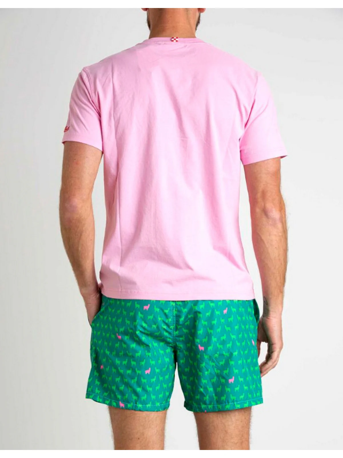 MC2 SAINT BARTH T-Shirt e Polo Uomo TSHIRT MAN 06403D Rosa - Image 4