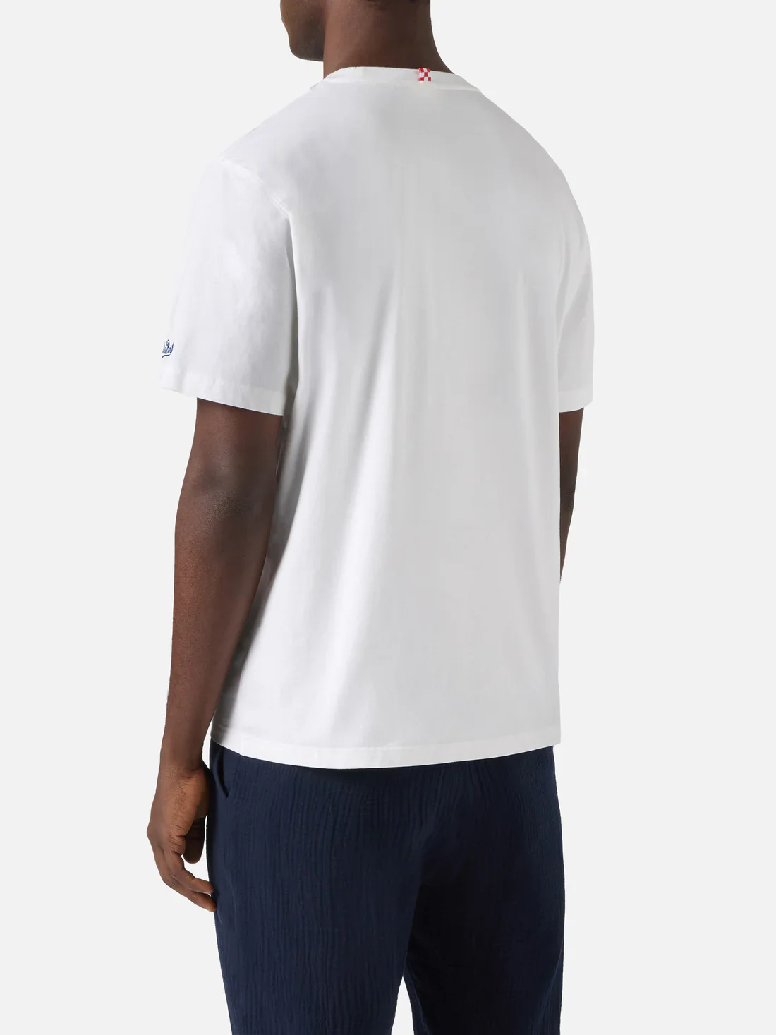 MC2 SAINT BARTH T-shirt Uomo  AUSTIN 04294L OSTRICHE BOLLICINE 01N EMB - Image 4