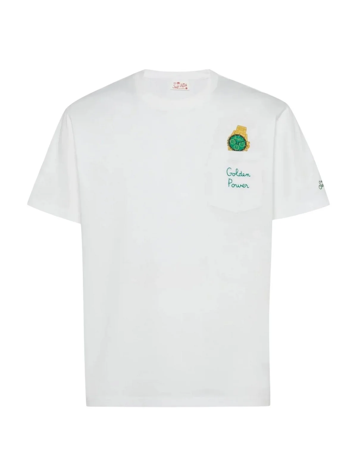 MC2 SAINT BARTH T-shirt Uomo  AUSTIN 04344L GOLDEN POWER 01N EMB - Image 6