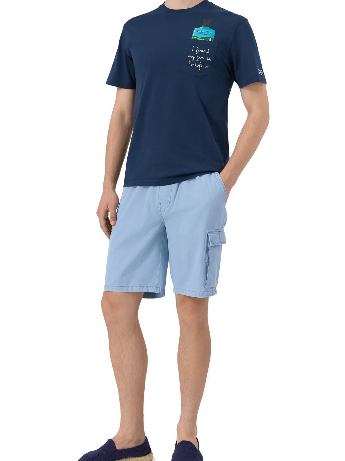 MC2 SAINT BARTH T-shirt Uomo  AUSTIN 04518L DRY GIN 61 EMB - Image 4