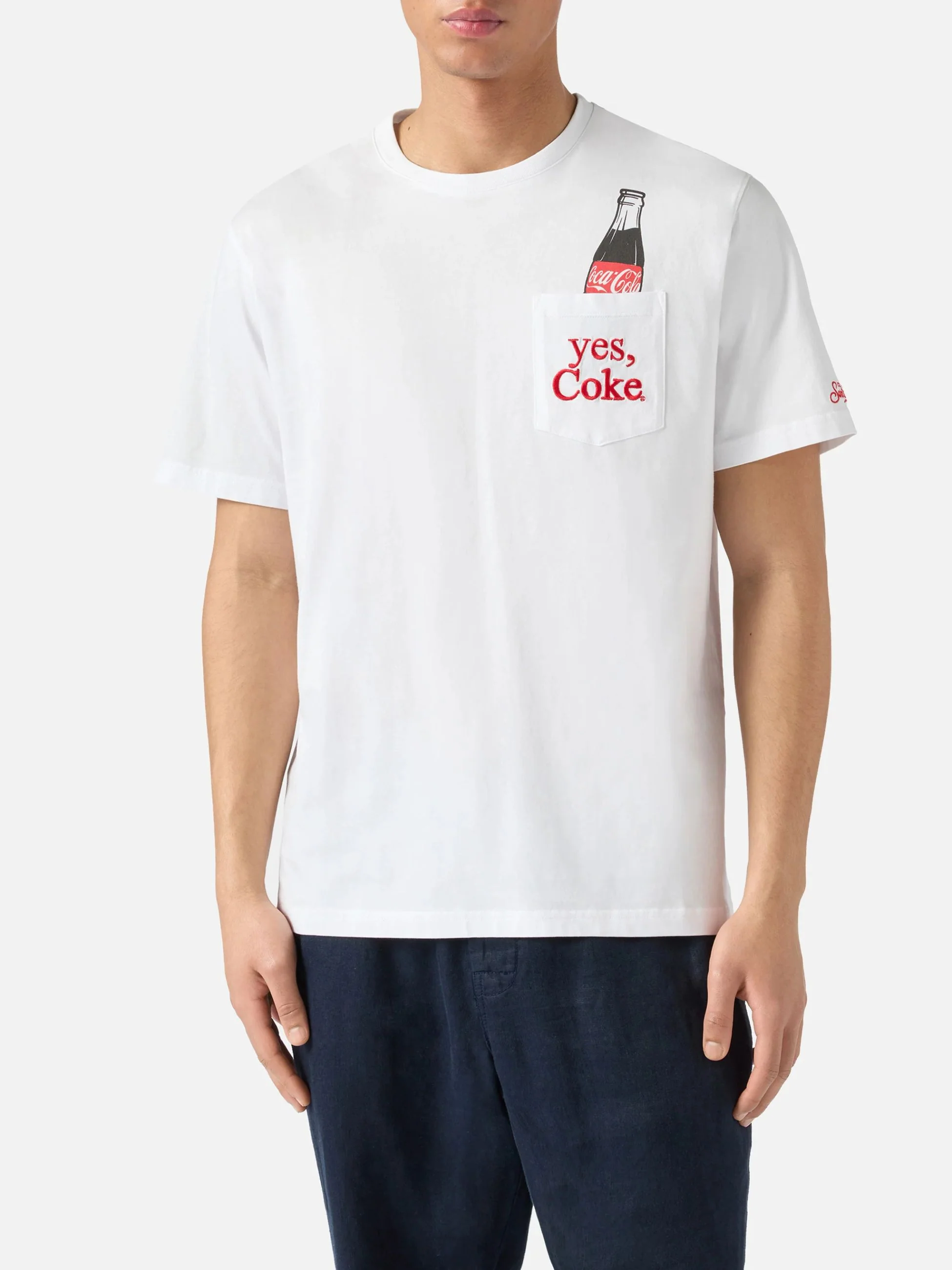 MC2 SAINT BARTH T-shirt Uomo AUSTIN 04565L COKE BOTTLE 01N - Image 2