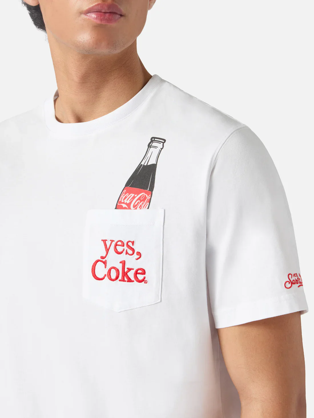 MC2 SAINT BARTH T-shirt Uomo AUSTIN 04565L COKE BOTTLE 01N - Image 3