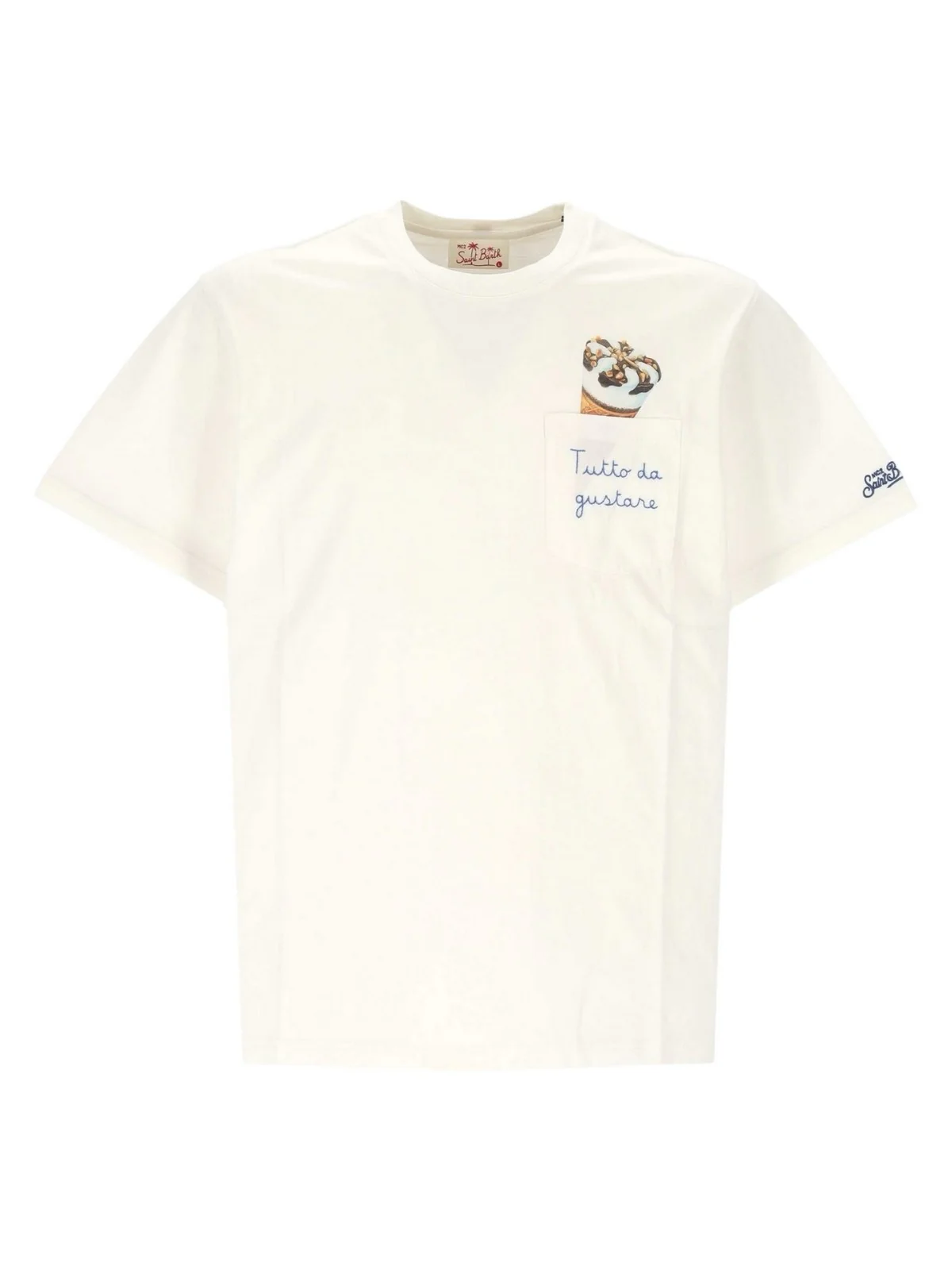 MC2 SAINT BARTH T-shirt Uomo AUSTIN 05605H GELATO GUSTARE 01N EMB