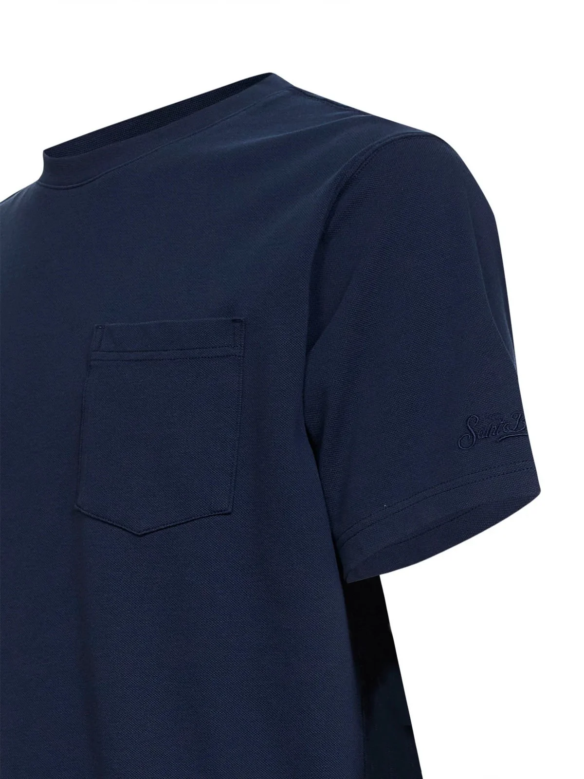 MC2 SAINT BARTH T-shirt Uomo  BAKEWELL 00120L PIQUET 61 BLUE NAVY - Image 3