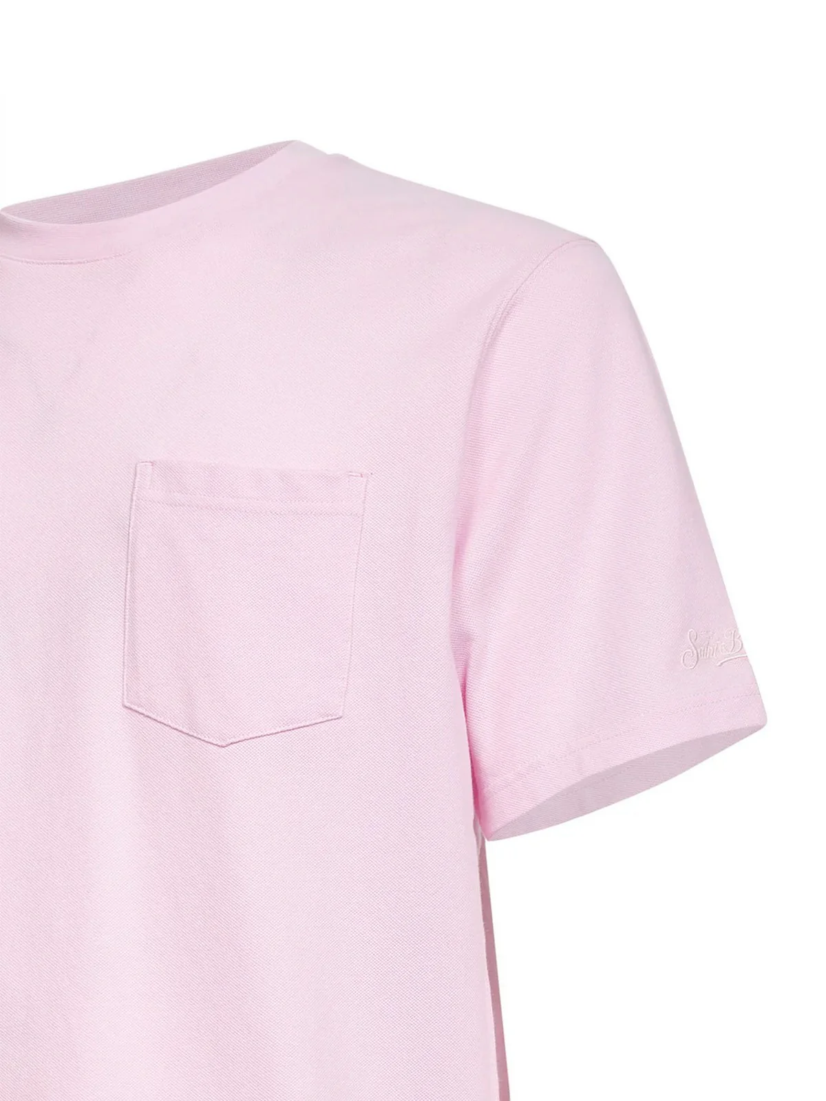 MC2 SAINT BARTH T-shirt Uomo  BAKEWELL 00131L PIQUET 21 PINK - Image 3