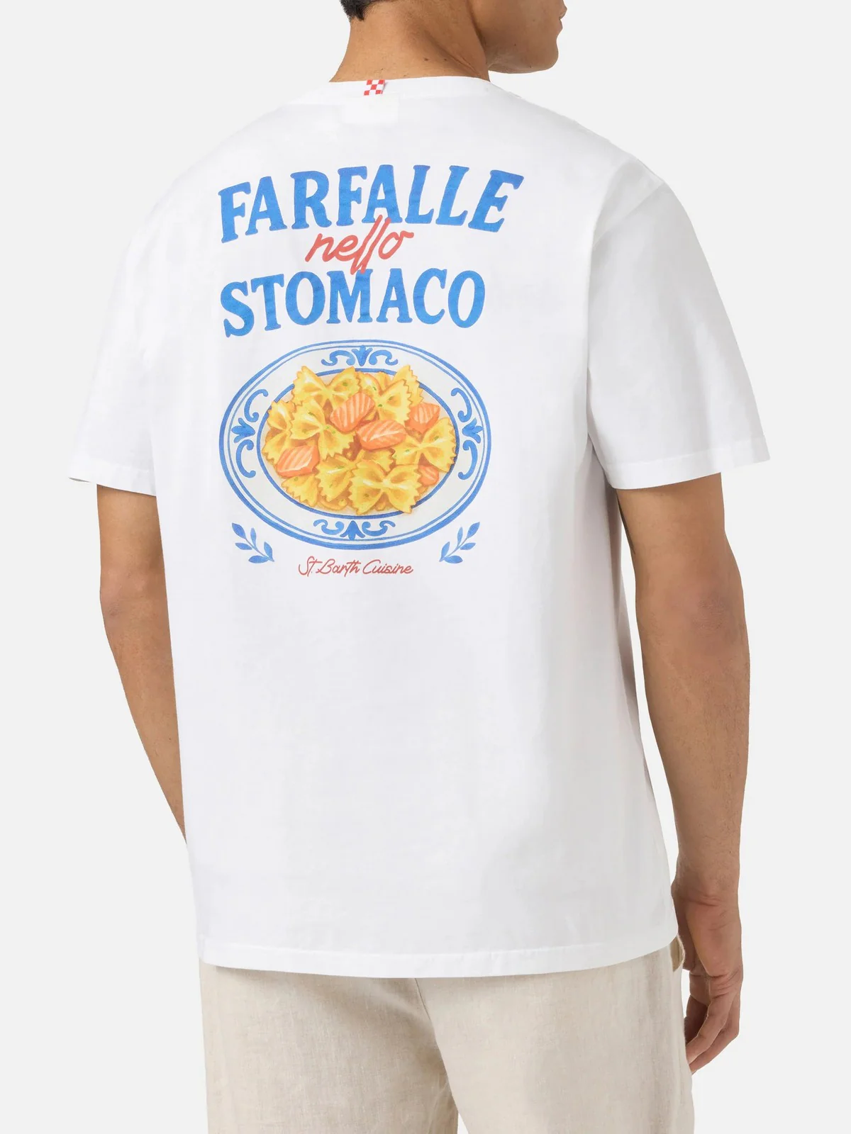 MC2 SAINT BARTH T-shirt Uomo  PORTLAND 02006L FARFALLE STOMACO 01N - Image 5