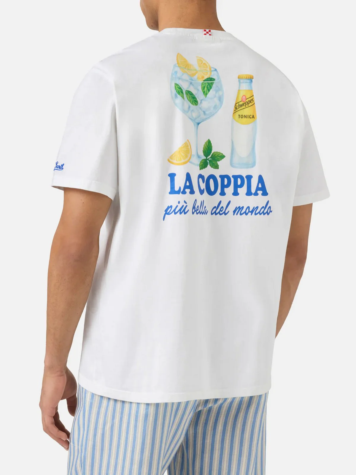 MC2 SAINT BARTH T-shirt Uomo  PORTLAND 04568L COPPIA SCHWEPPES 01N - Image 5