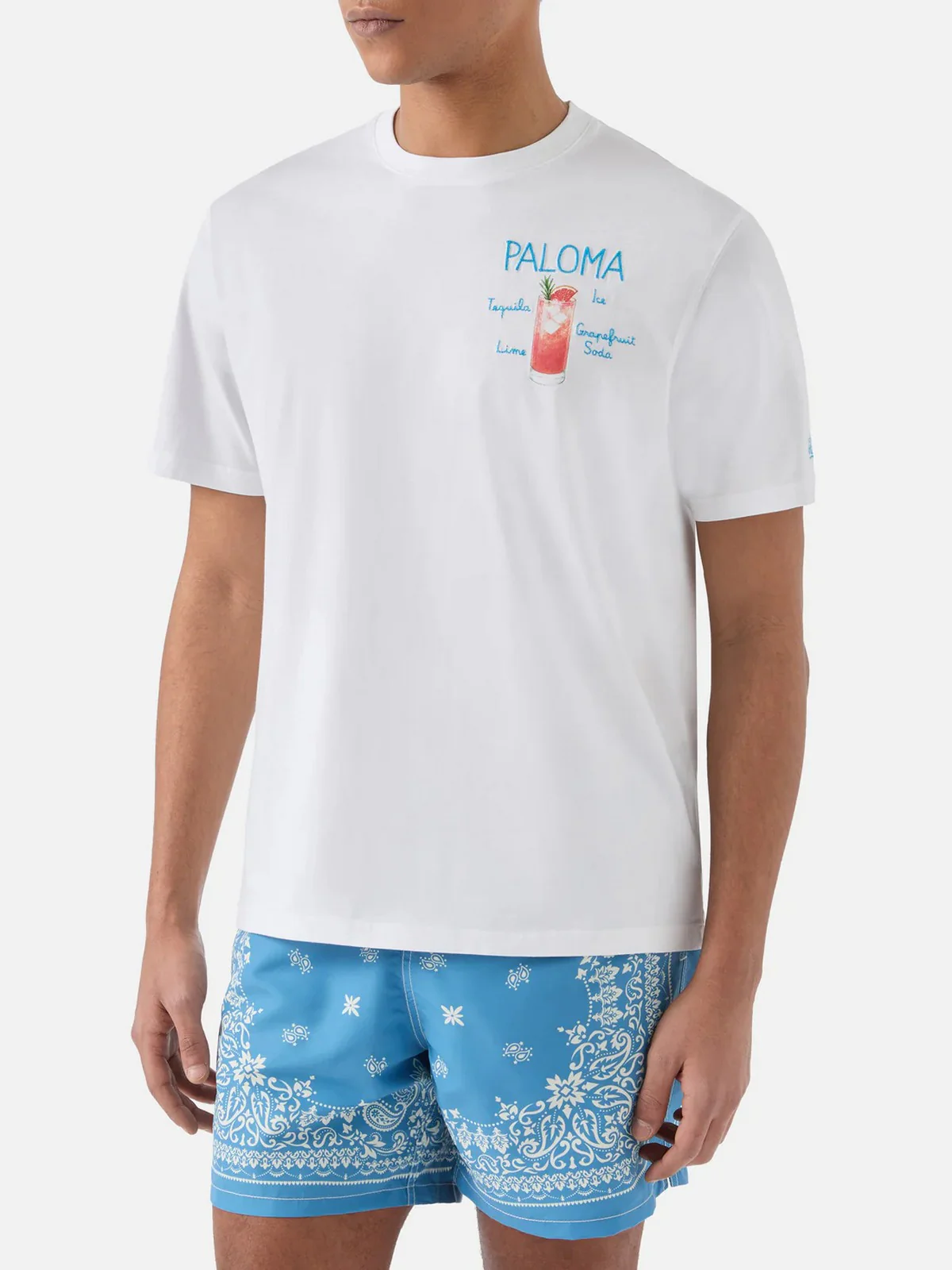 MC2 SAINT BARTH T-shirt Uomo  PORTOFINO 00323L PALOMA RECIPE 01N EMB - Image 2