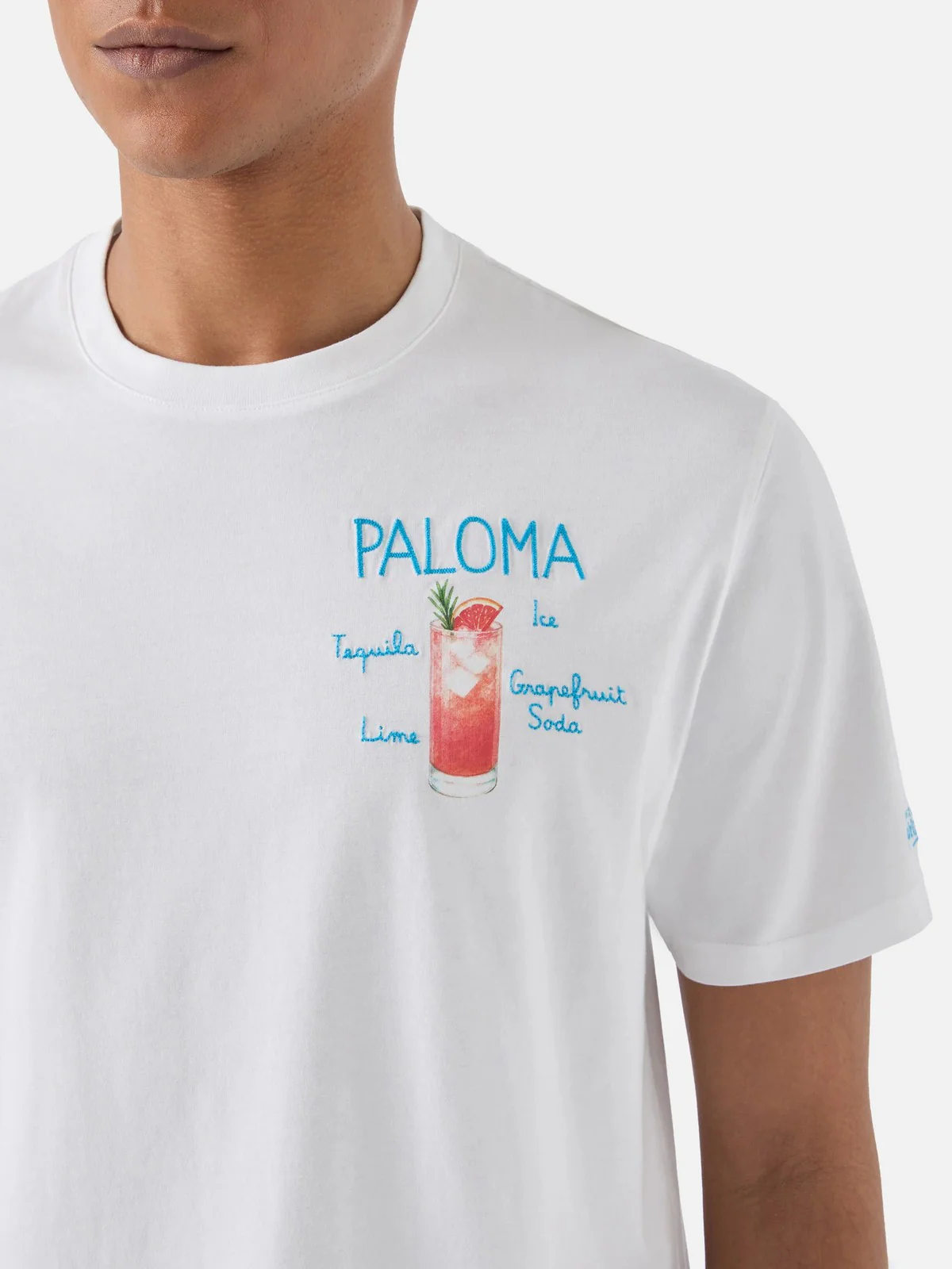 MC2 SAINT BARTH T-shirt Uomo  PORTOFINO 00323L PALOMA RECIPE 01N EMB - Image 3