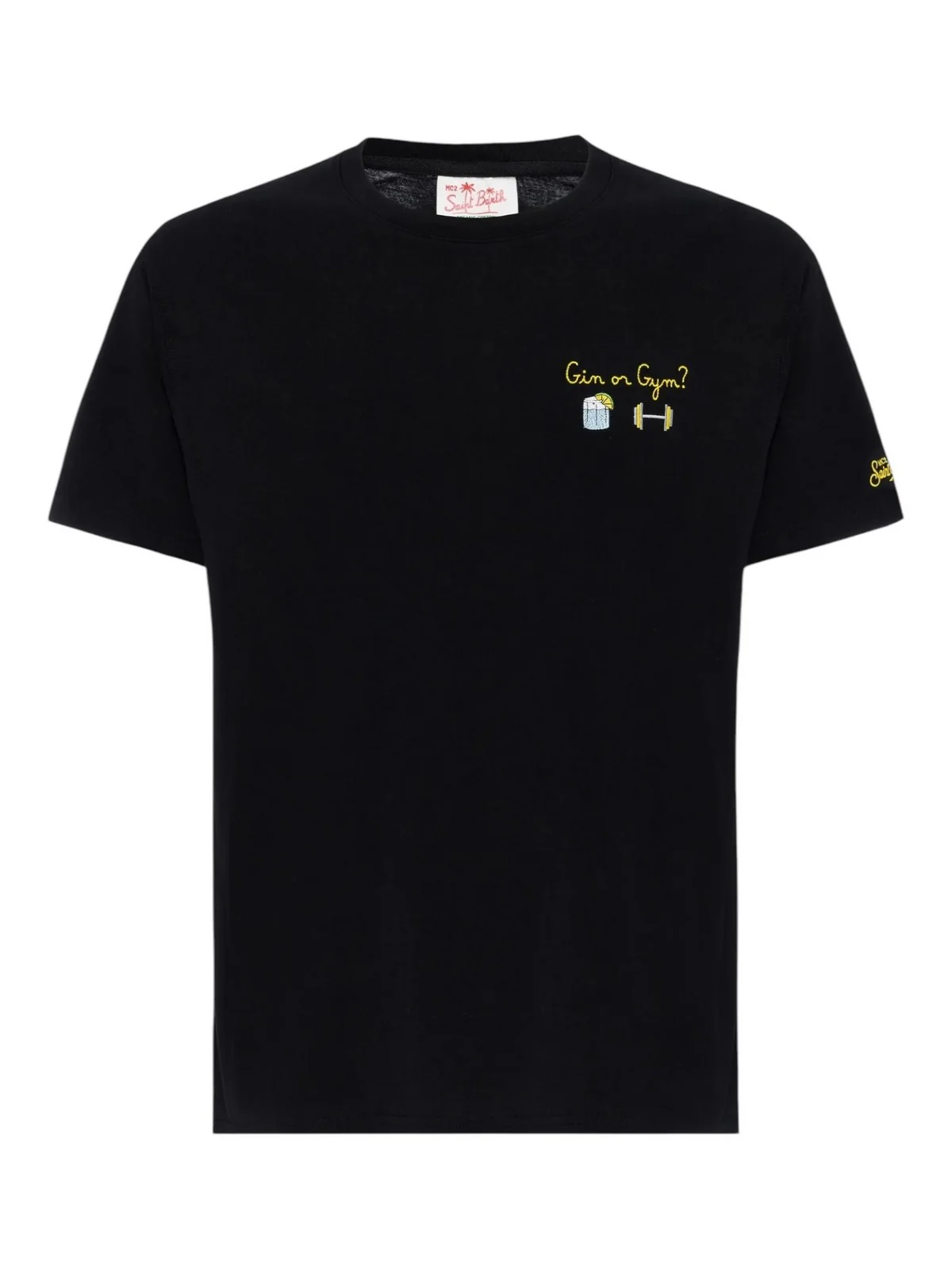 MC2 SAINT BARTH T-shirt Uomo PORTOFINO 02372H Nero