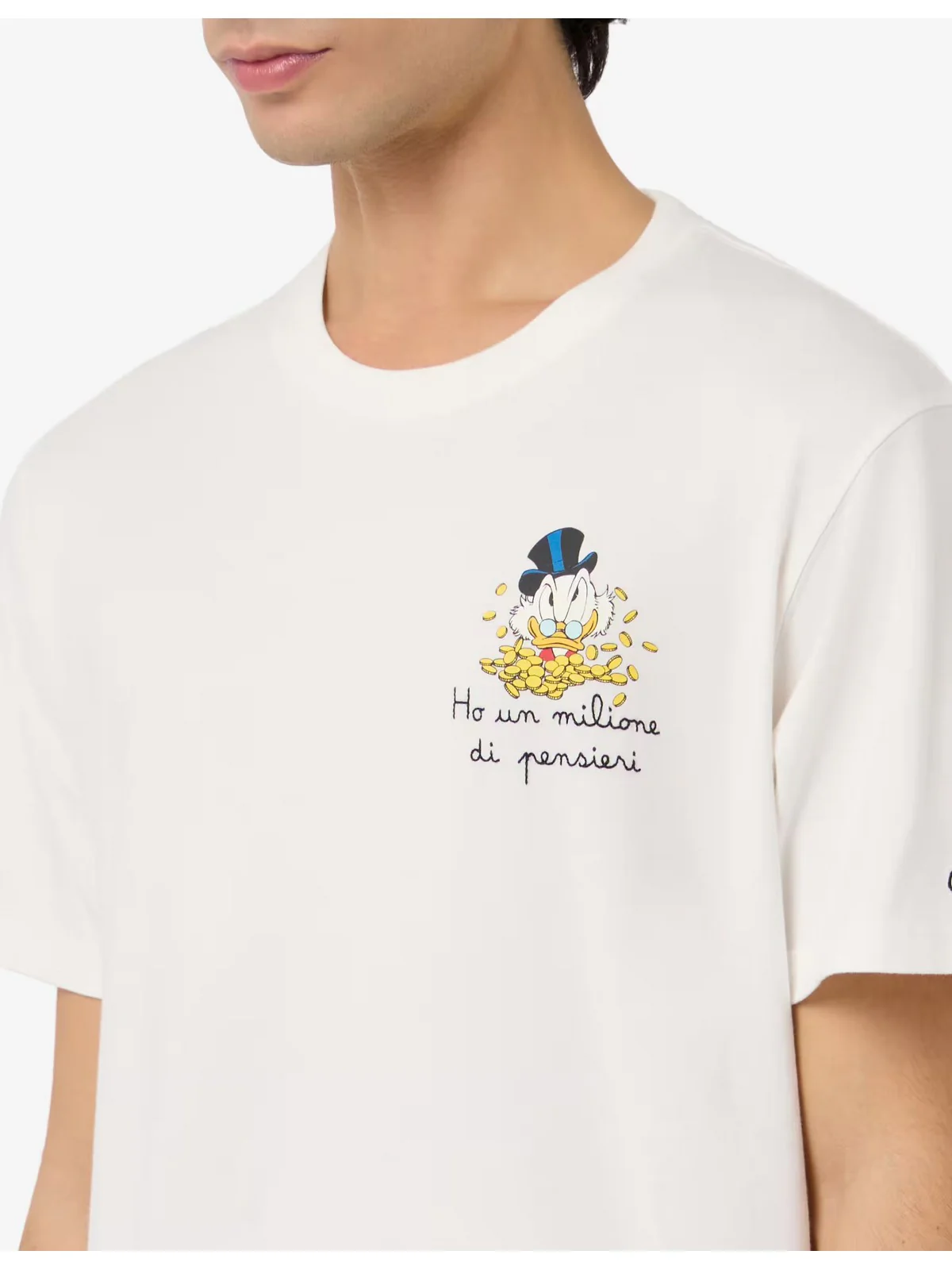 MC2 SAINT BARTH T-shirt Uomo  PORTOFINO 04206L SCROOGE PENSIERI 01N EMB - Image 2